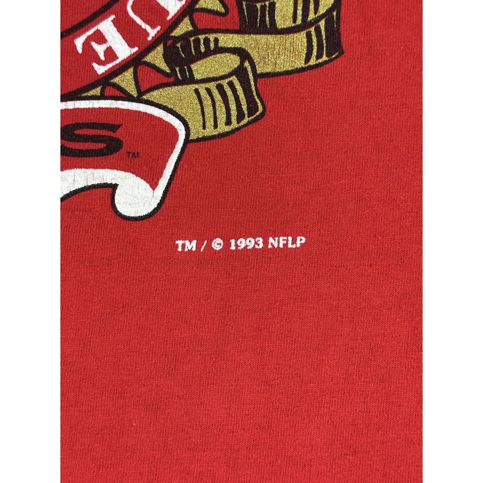 Nutmeg Vintage San Francisco 49ers Shirt XL Red Nutmeg Mills USA Size US XL / EU 56 / 4 - 7 Thumbnail