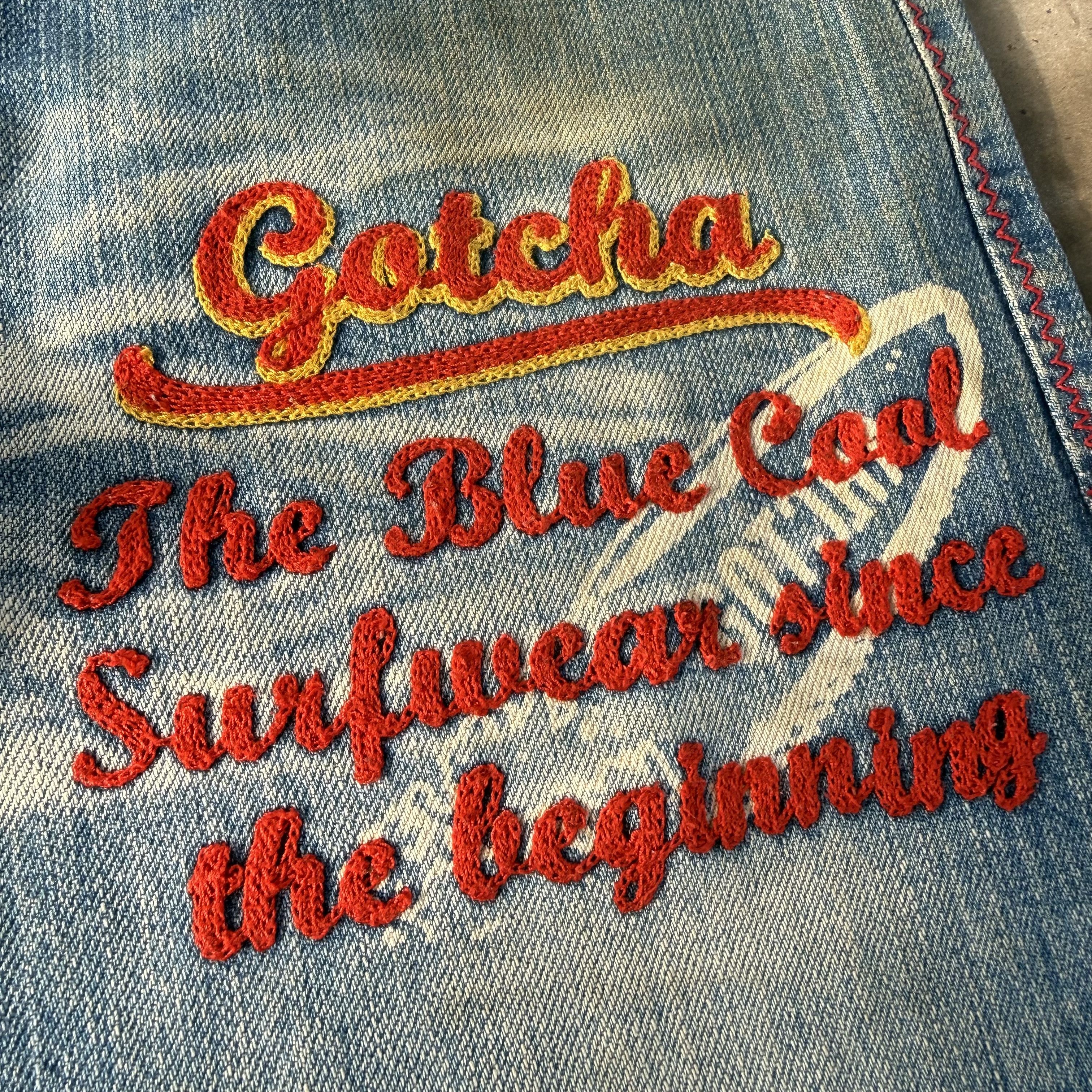 Gotcha Vintage Gotcha Faded Denim Jean Pants Size US 32 / EU 48 - 5 Thumbnail