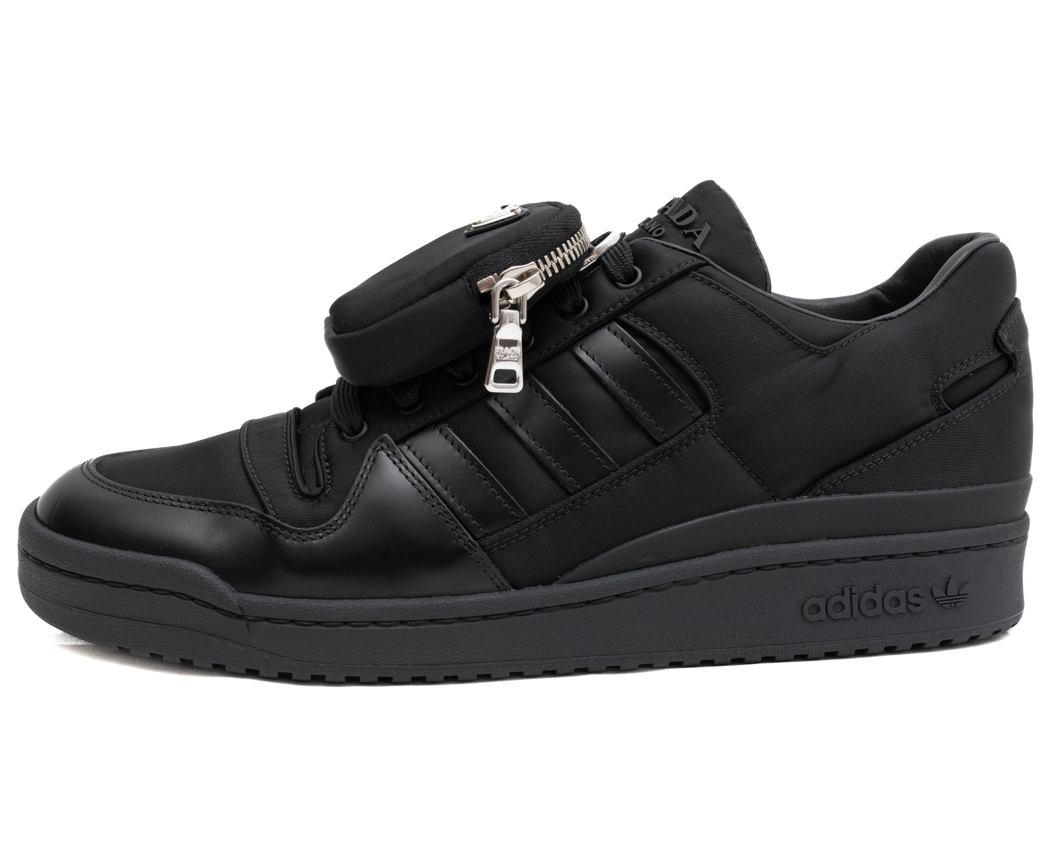 Adidas × Prada ADIDAS X PRADA RE-Nylon Forum Low Black Sneakers Size US 5.5 / IT 35.5 - 3 Thumbnail