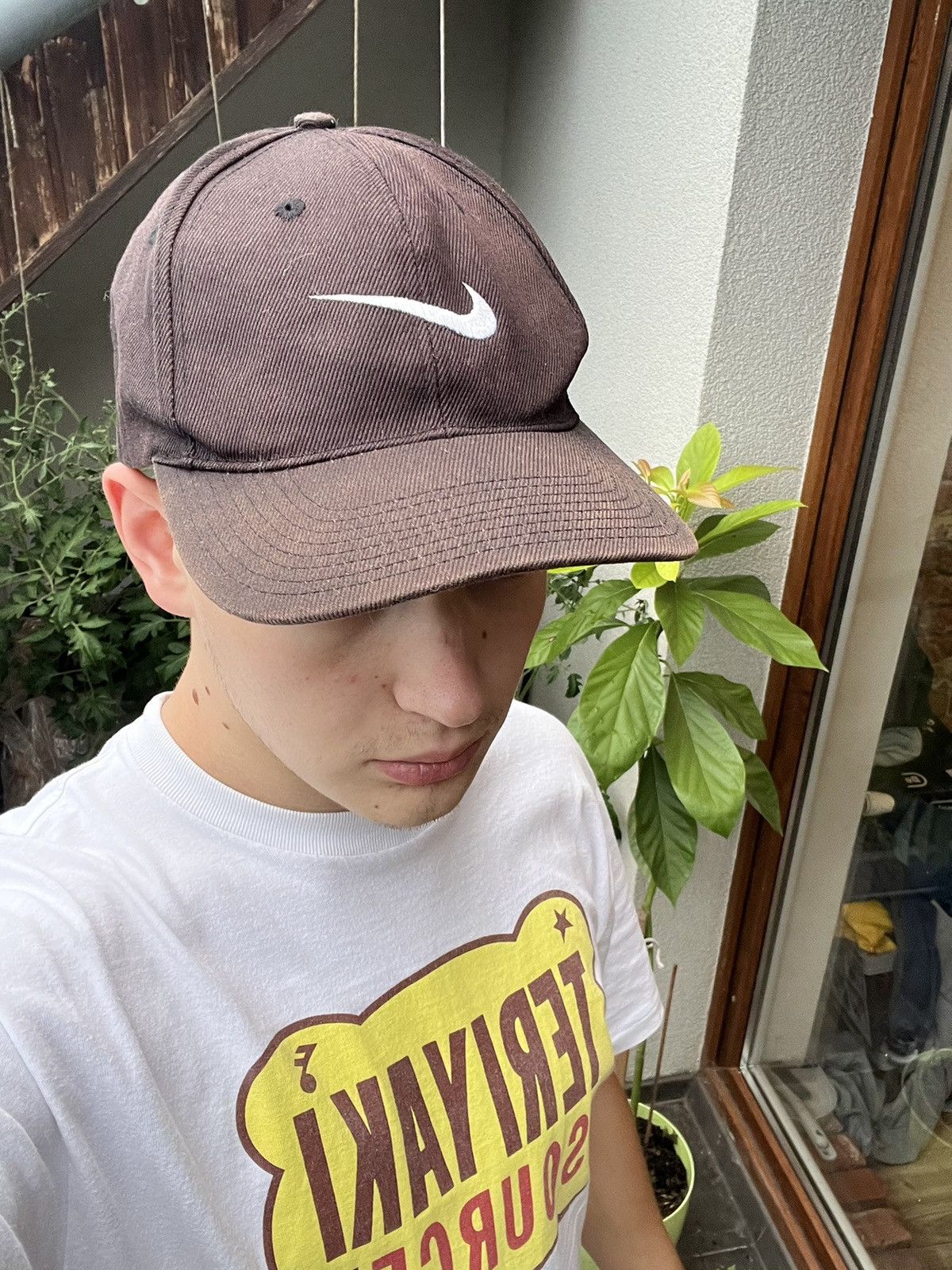 Nike 90s Nike Central Swoosh Faded Vintage Y2K Retro Cap Hat Size ONE SIZE - 8 Thumbnail