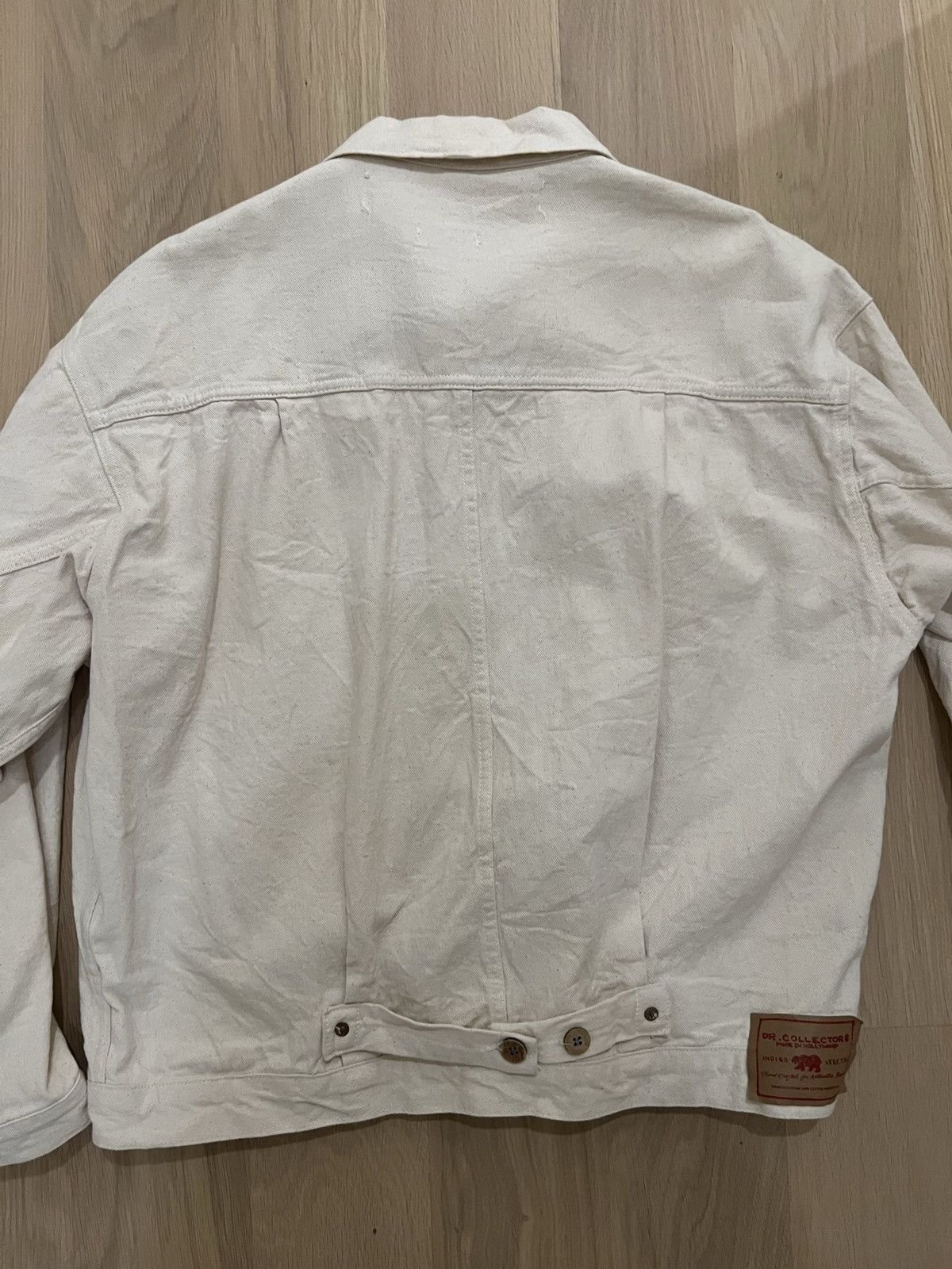 Dr. Collectors Dr. Collectors 2020 Vintage Denim Jacket Tan Off White Size US M / EU 48-50 / 2 - 5 Thumbnail