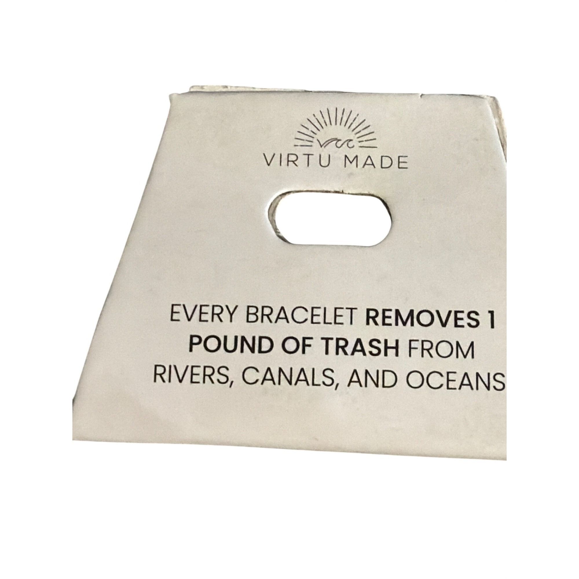 Other Virtu Made Blue Beaded Bracelet 50% Recycled Plastic Bali Ec Size ONE SIZE - 2 Thumbnail