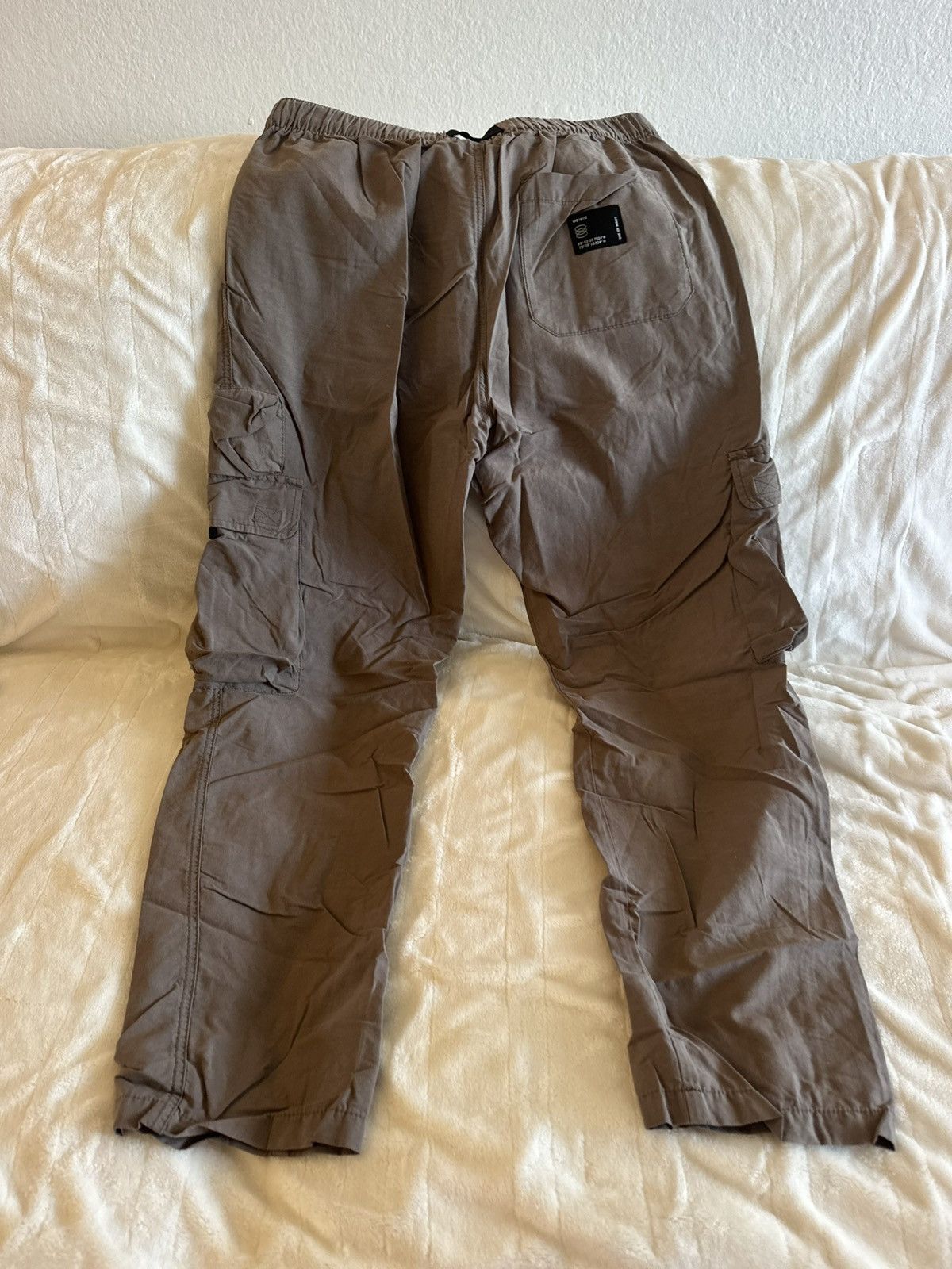 Urban Outfitters Urban Outfitters Grey Tan Jogger Tactical Pants with Pockets Size US 32 / EU 48 - 3 Thumbnail