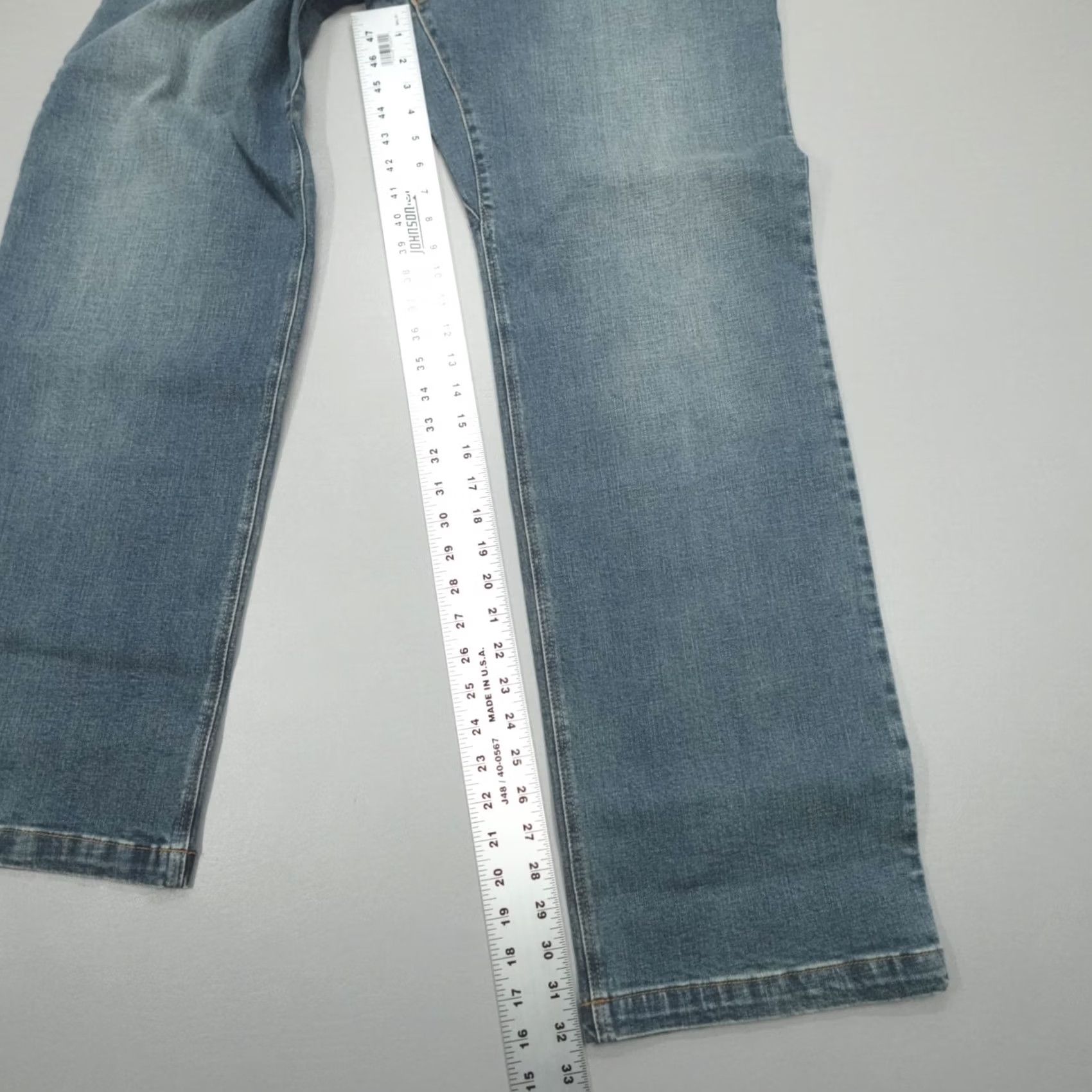 Prana Prana Axiom Jeans Men 35x32 Stone Wash Stretch Denim Standard Fit Shirt? Size US 35 - 7 Thumbnail
