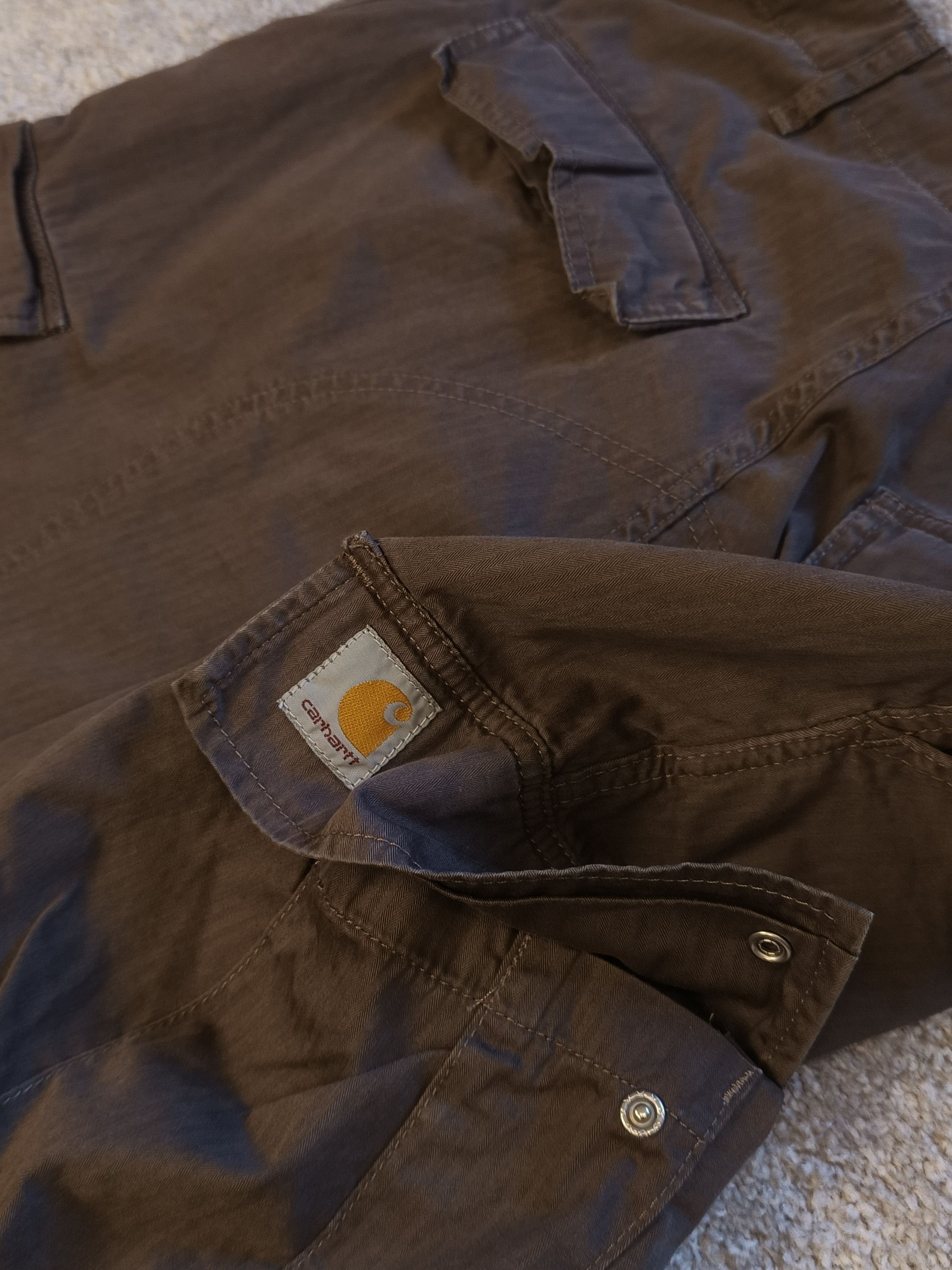 Carhartt Carhartt Ripstop Cargo Bermuda Brown Vintage Shorts Size US 30 / EU 46 - 3 Thumbnail