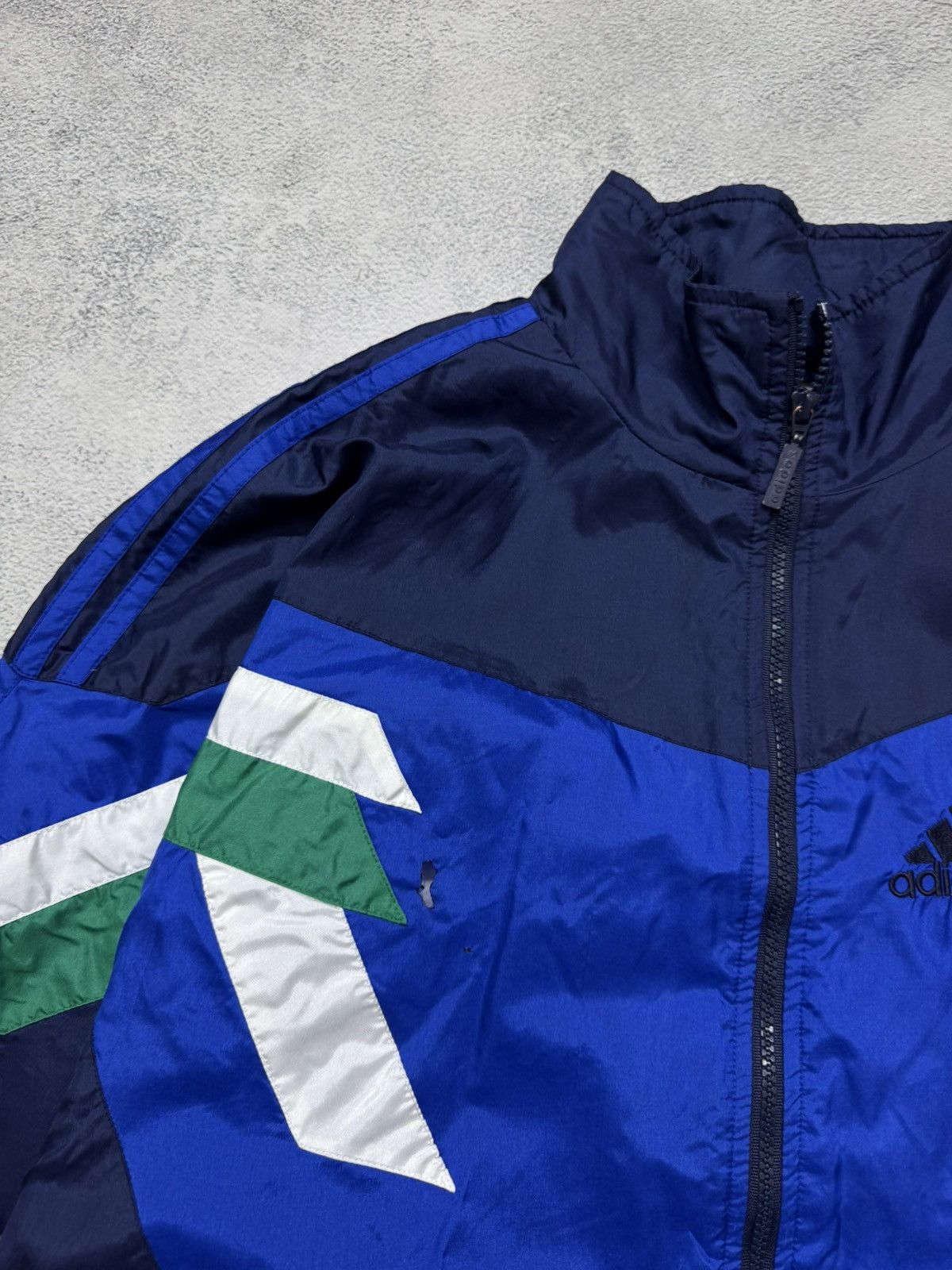 Adidas Vintage Y2k Adidas Nylon Logo Jacket 90’s Size US XL / EU 56 / 4 - 8 Thumbnail