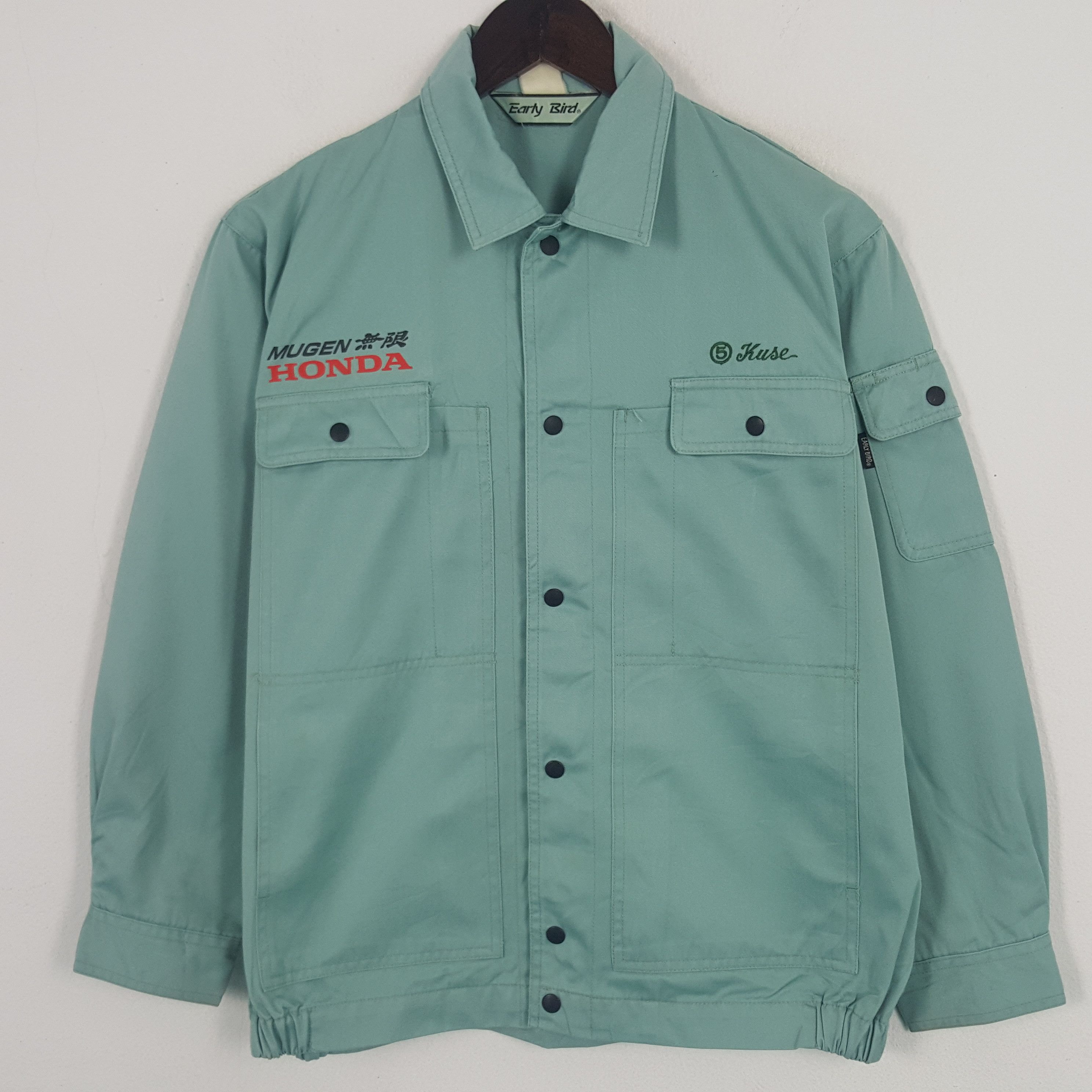 Honda × Japanese Brand × Vintage Vintage Mugen Honda Racing Custom Art Button Up Jacket Size US M / EU 48-50 / 2 - 3 Thumbnail