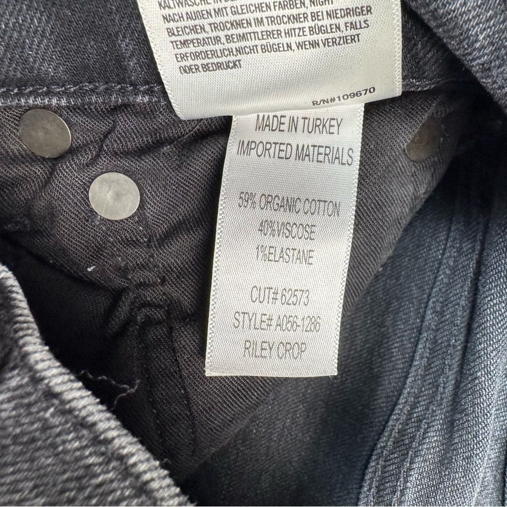 Agolde Agolde Riley High Rise Straight Crop Jeans In Panoramic Siz Size 26" / US 2 / IT 38 - 8 Thumbnail