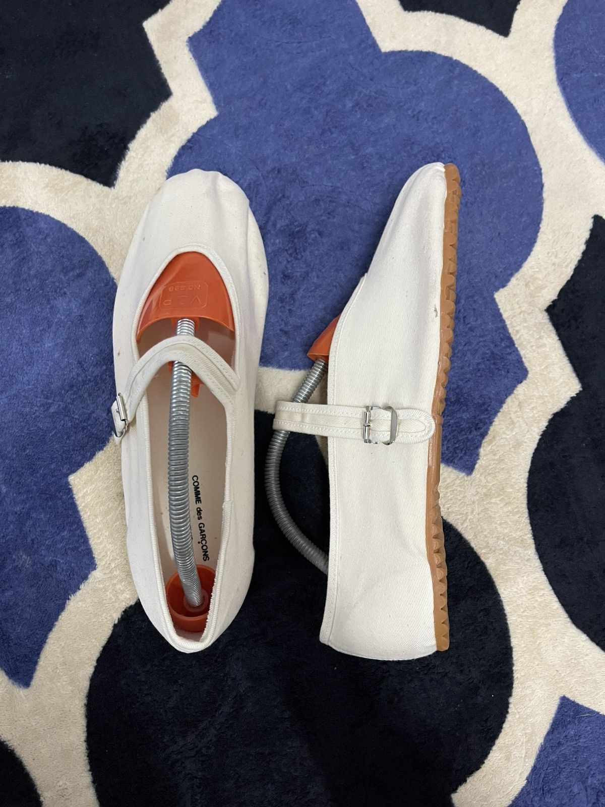 Comme des Garcons × Designer × Japanese Brand Mary Jane Ballet Flats COMME des GARÇONS HOMME PLUS Size US 10.5 / EU 43-44 - 4 Thumbnail