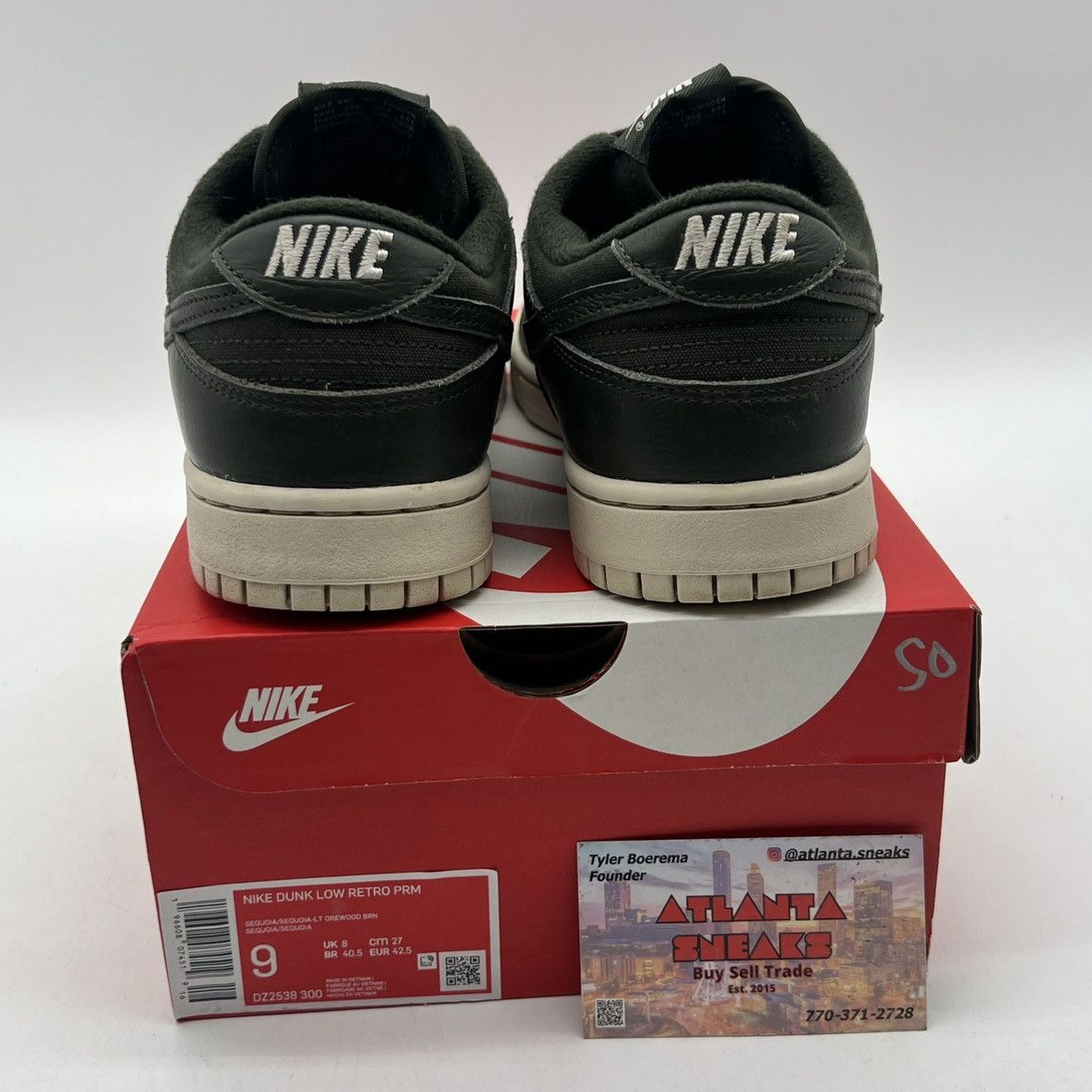 Nike Nike Dunk Low Sequoia Size US 9 / EU 42 - 3 Thumbnail