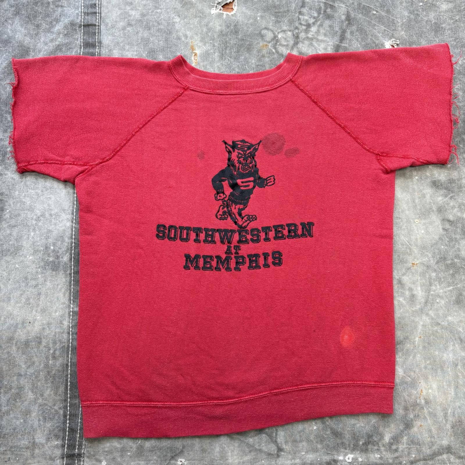 Vintage Vintage 60s Southwestern At Memphis Double Sided Sweatshirt Size US M / EU 48-50 / 2 - 1 Thumbnail
