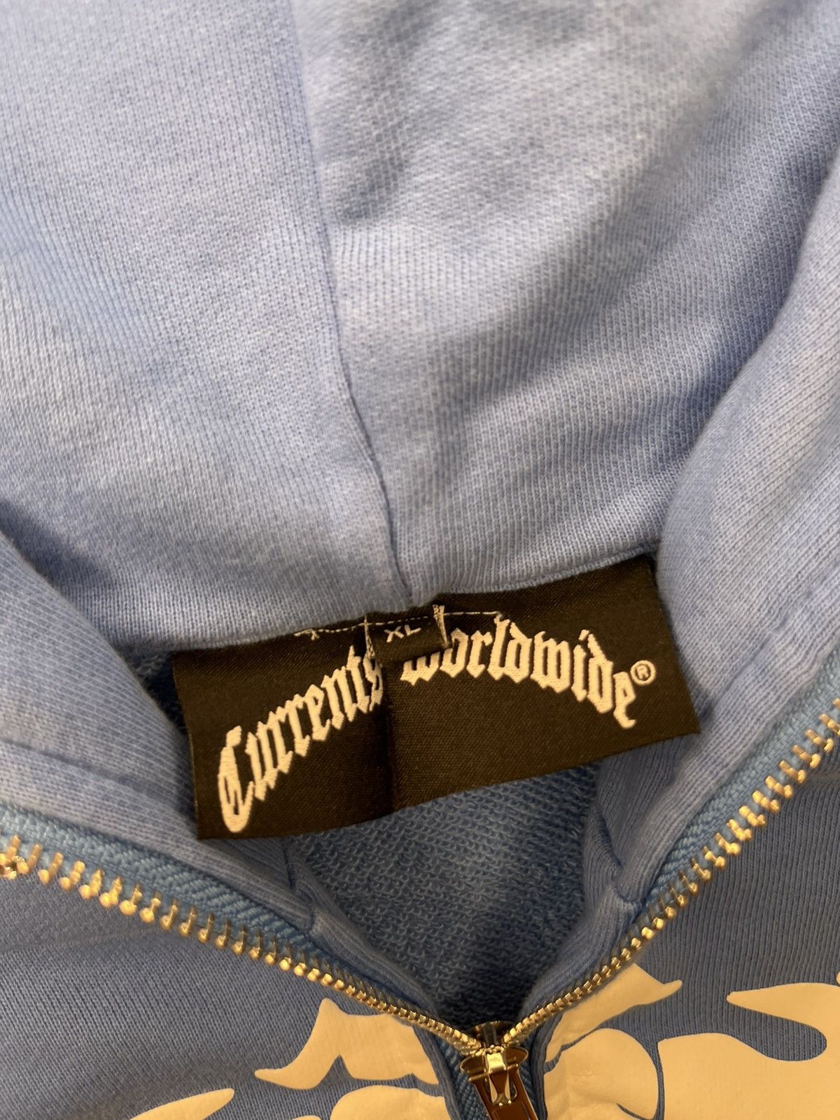 Other light blue currents skeleton hoodie size XL Size US XL / EU 56 / 4 - 3 Thumbnail