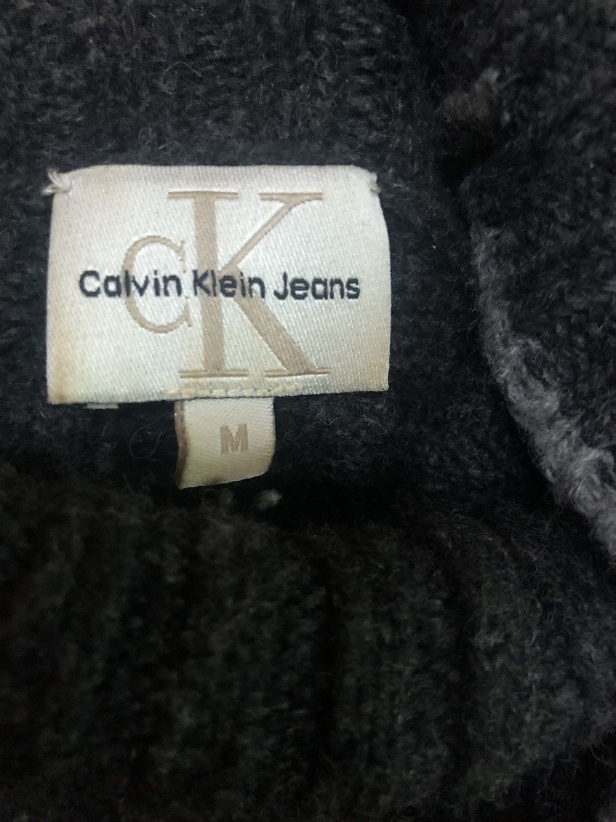 Calvin Klein Calvin Klein Turtle Neck Wool Cable Knit Size US S / EU 44-46 / 1 - 3 Thumbnail