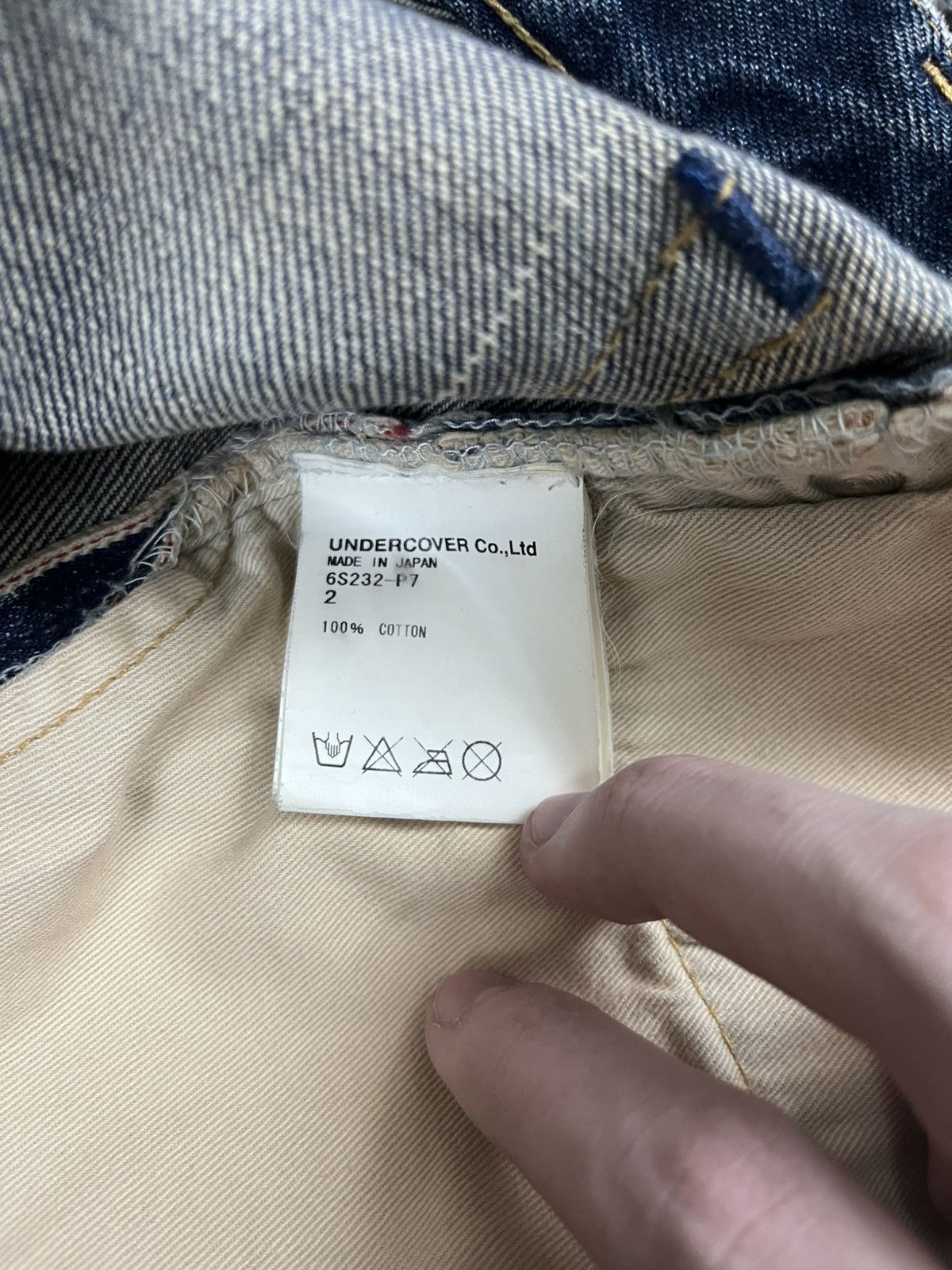 Undercover Undercover SS06 “Chuuut” Denim Size US 31 - 5 Thumbnail