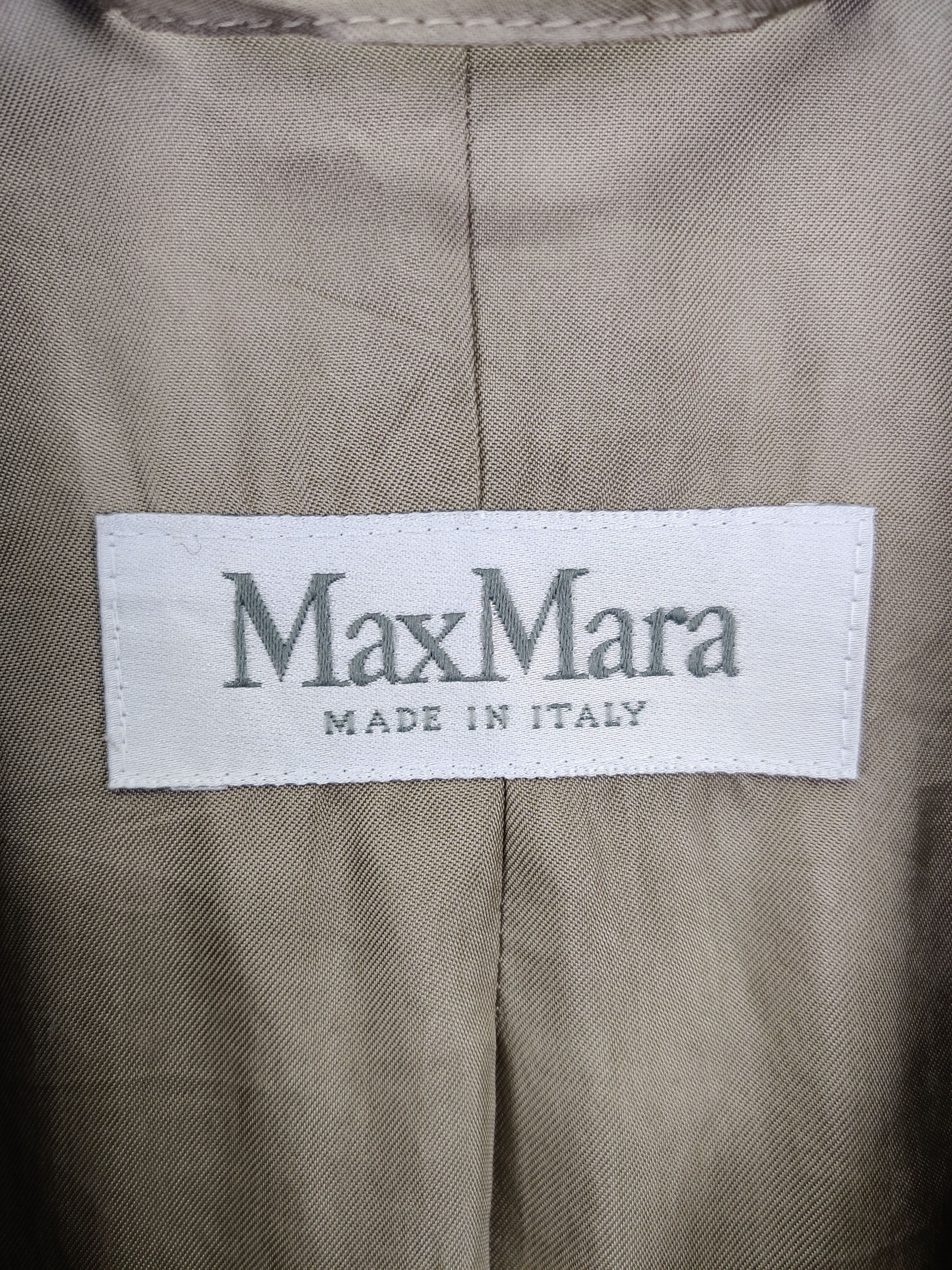 Japanese Brand Vintage Max Mara Wool Single Breasted Cropped Coat Size US S / EU 44-46 / 1 - 9 Thumbnail
