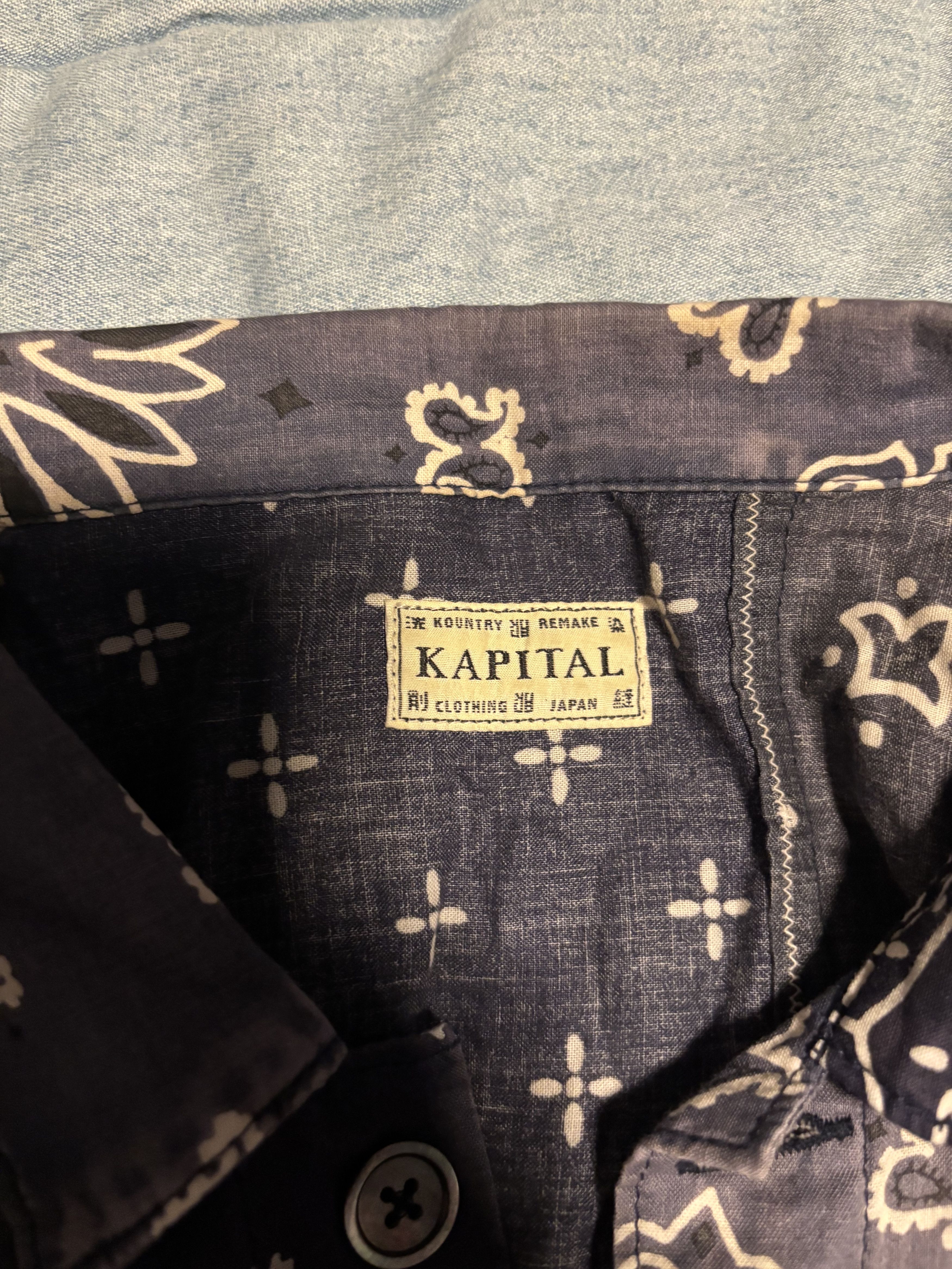 Kapital Kapital Bandana Patchwork Shirt Size US M / EU 48-50 / 2 - 4 Thumbnail