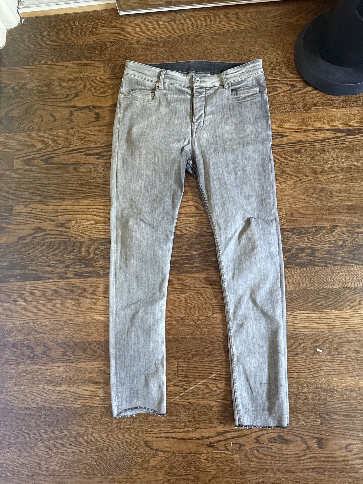Rick Owens Drkshdw Rick Owens Tyrone Cut Jeand Size US 33 - 1 Thumbnail