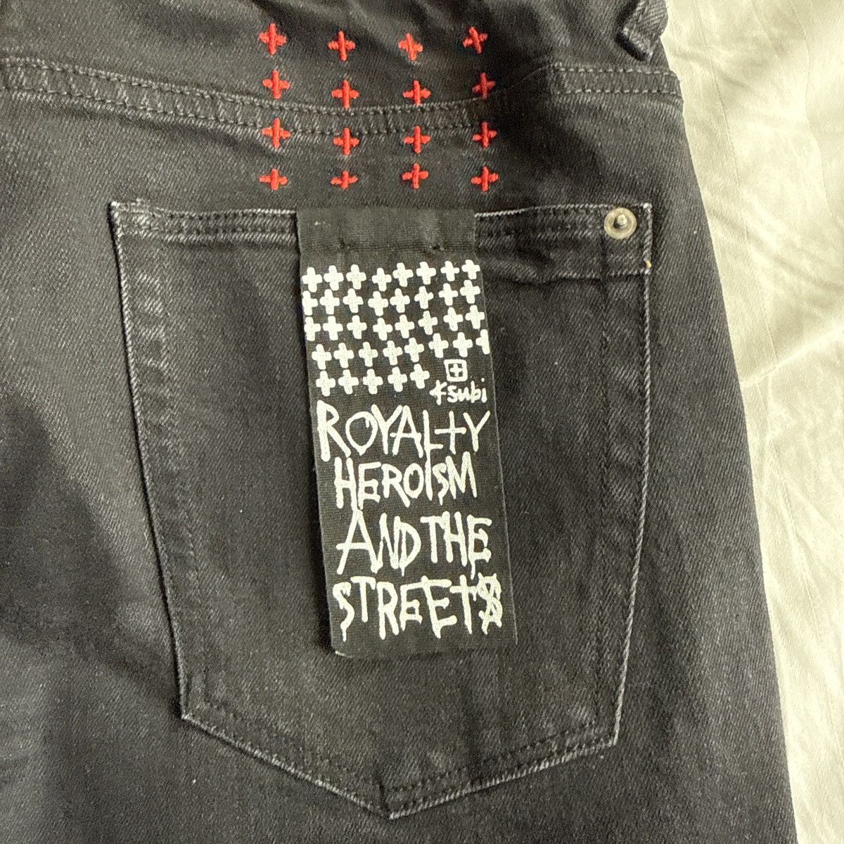 Ksubi Ksubi graphic rose patch Size US 31 - 4 Thumbnail