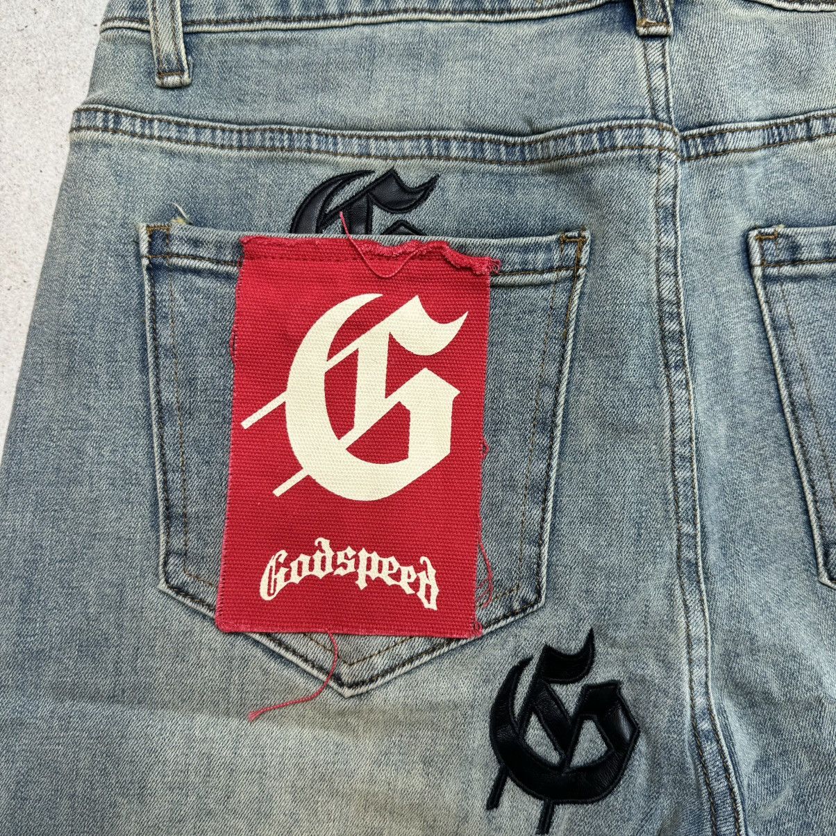 Godspeed Godspeed infinity denim shorts blue wash SIZE 34 Size US 34 / EU 50 - 6 Thumbnail