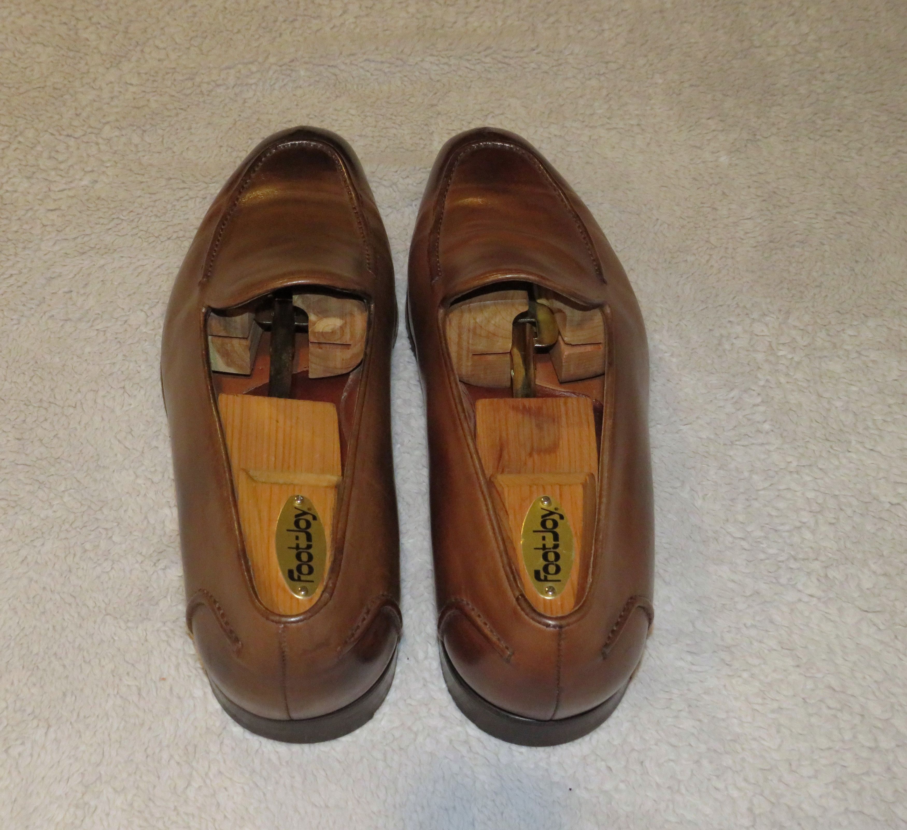Edward Green × Ralph Lauren Purple Label Brown Antiqued Loafers 11.5 E Size US 11.5 / EU 44-45 - 6 Thumbnail