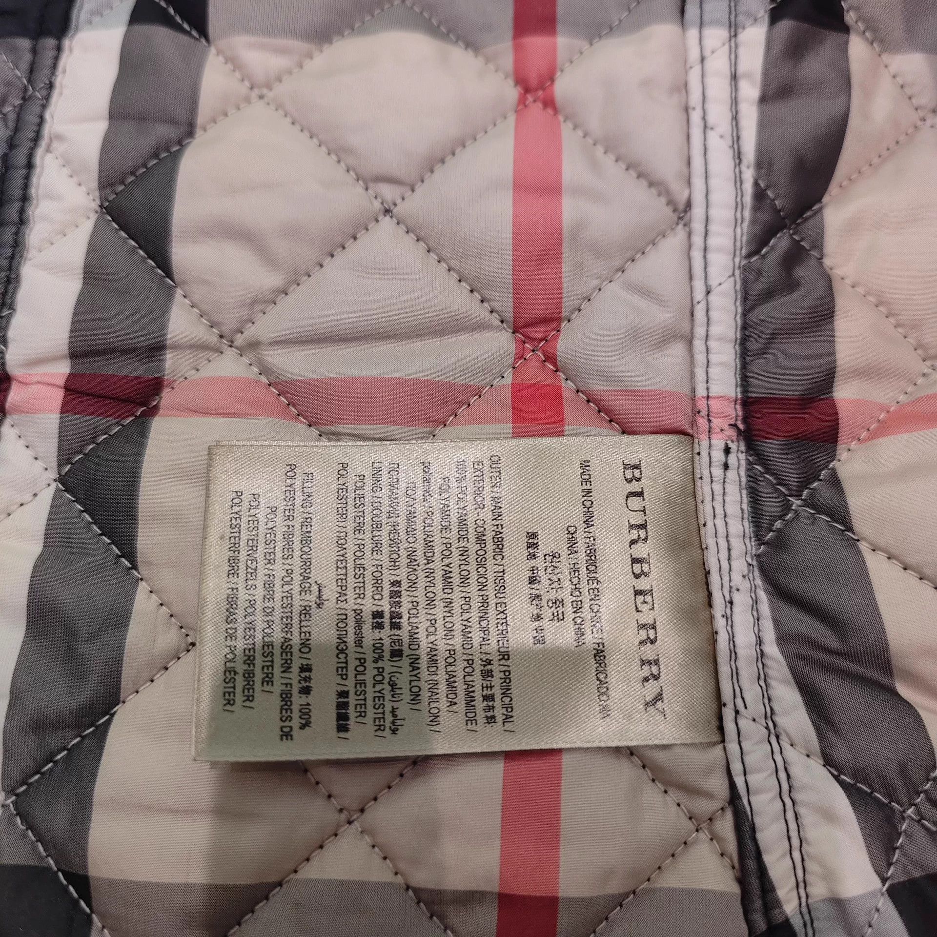 Burberry Burberry 1999 Check Puffer Coat Women's XS Size XS / US 0-2 / IT 36-38 - 7 Thumbnail
