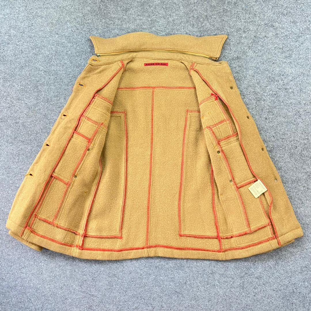Japanese Brand Vintage Egde On All Wool Western Jacket Size M / US 6-8 / IT 42-44 - 6 Thumbnail