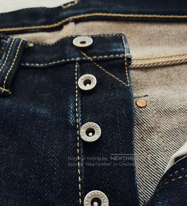 Iron Heart Iron Heart Classic 666-XHS Super Weight Jeans Size US 32 / EU 48 - 3 Thumbnail