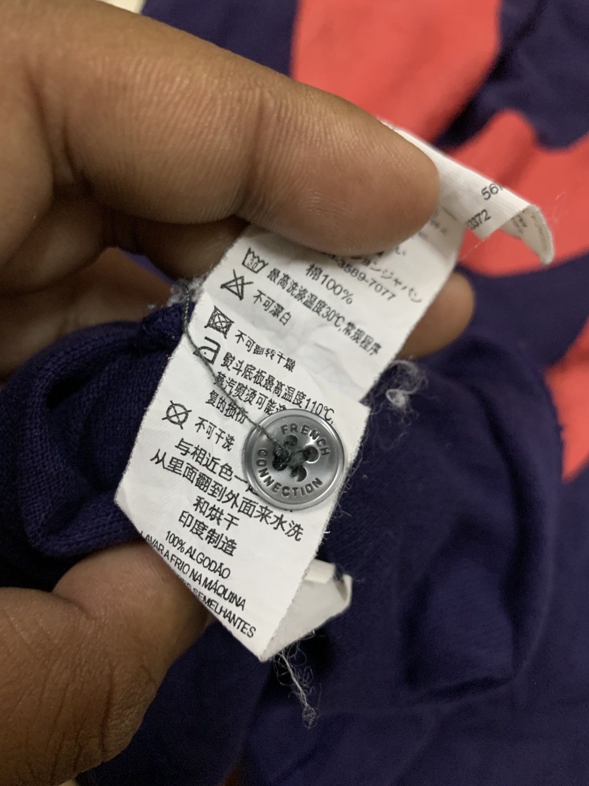 French Connection FCUK polo number Backprint Size US M / EU 48-50 / 2 - 3 Thumbnail