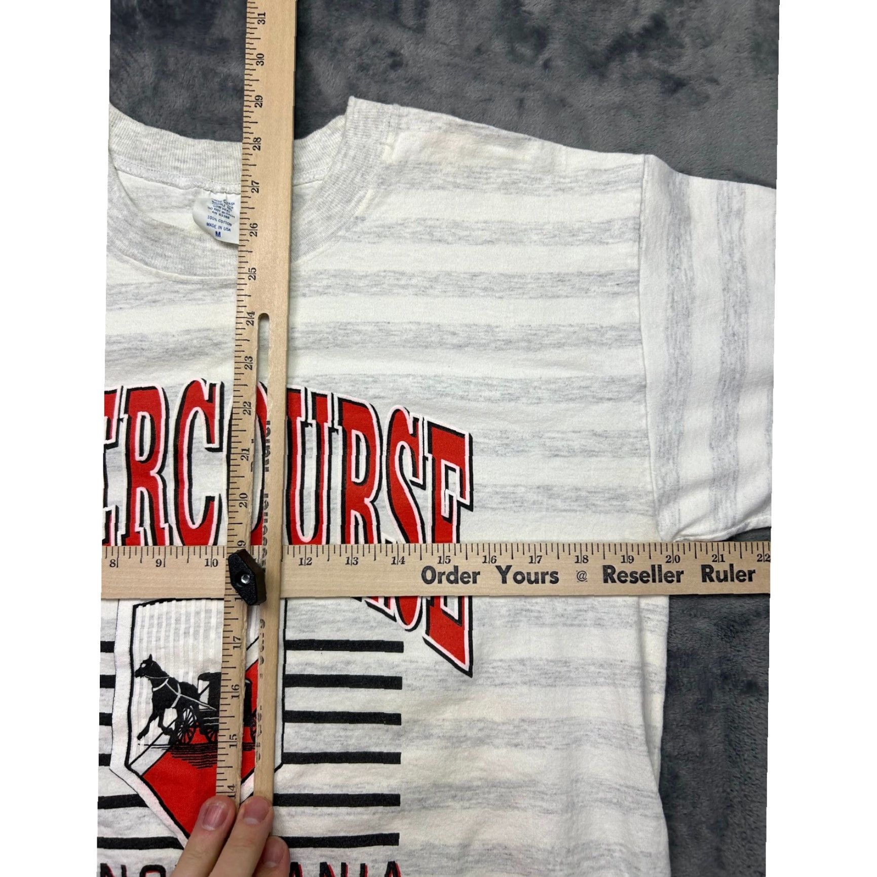 Vintage VINTAGE Intercourse Pennsylvania Graphic T-Shirt Mens M White Short Sleeve Crew Neck Size US M / EU 48-50 / 2 - 6 Thumbnail
