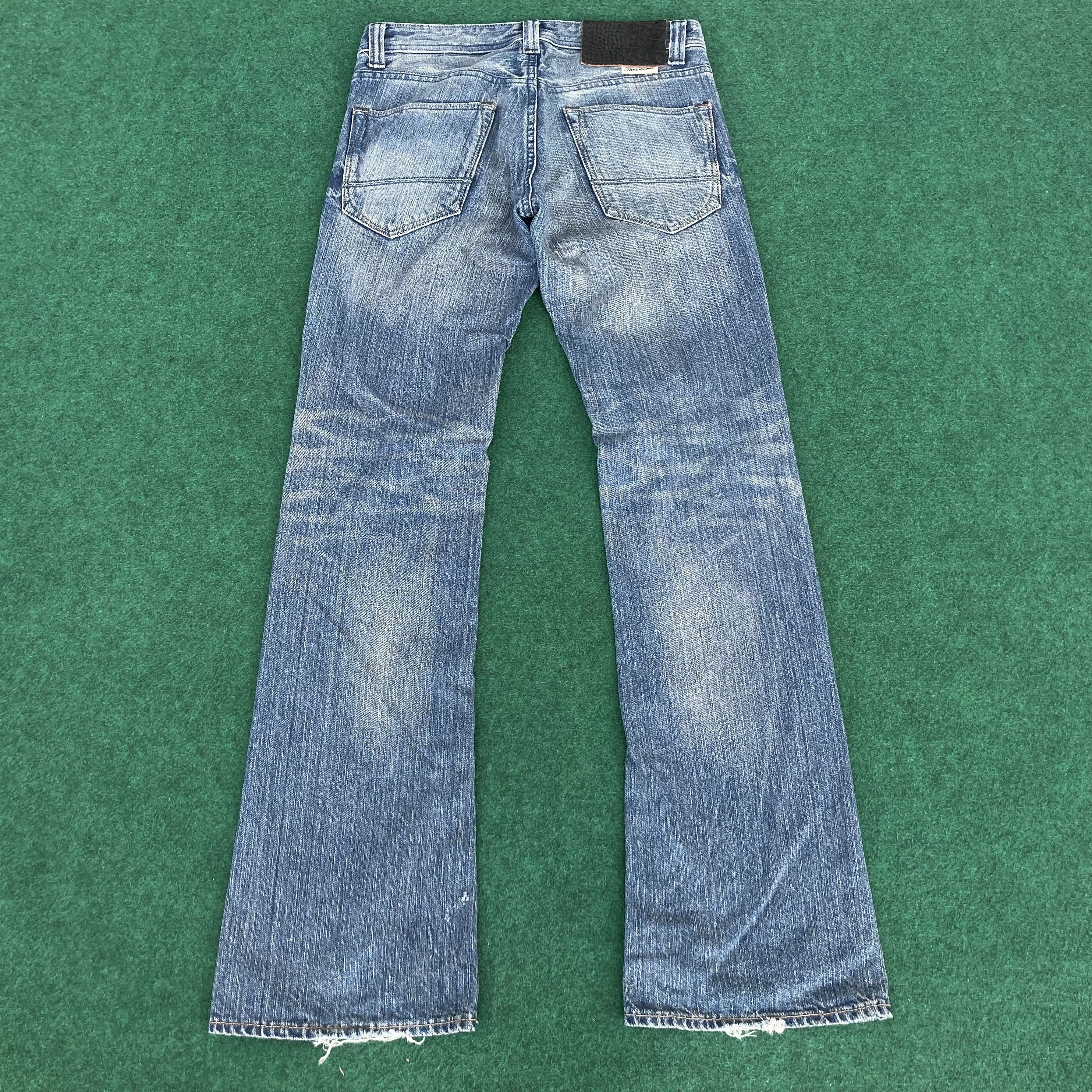 Big John × Vintage Vtg Big John Blue Denim Flare Sz 30 Bootcut Jeans Size US 30 / EU 46 - 11 Thumbnail