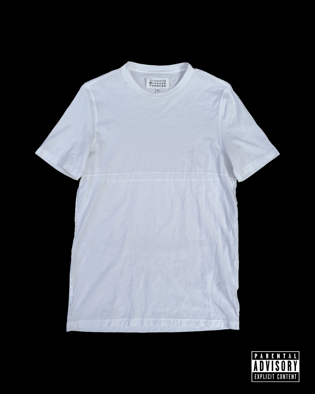 Maison Margiela MAISON MARTIN MARGIELA | Line 10 Signature White Blank Tee Size US S / EU 44-46 / 1 - 1 Thumbnail
