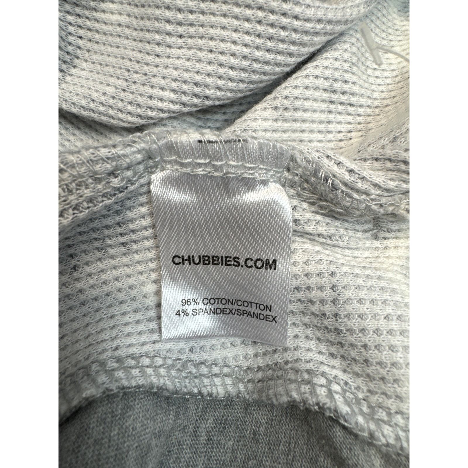Chubbies Chubbies Gray 5.5” Waffle Knit Lounge PJ Shorts men sz M Size US 32 / EU 48 - 9 Thumbnail