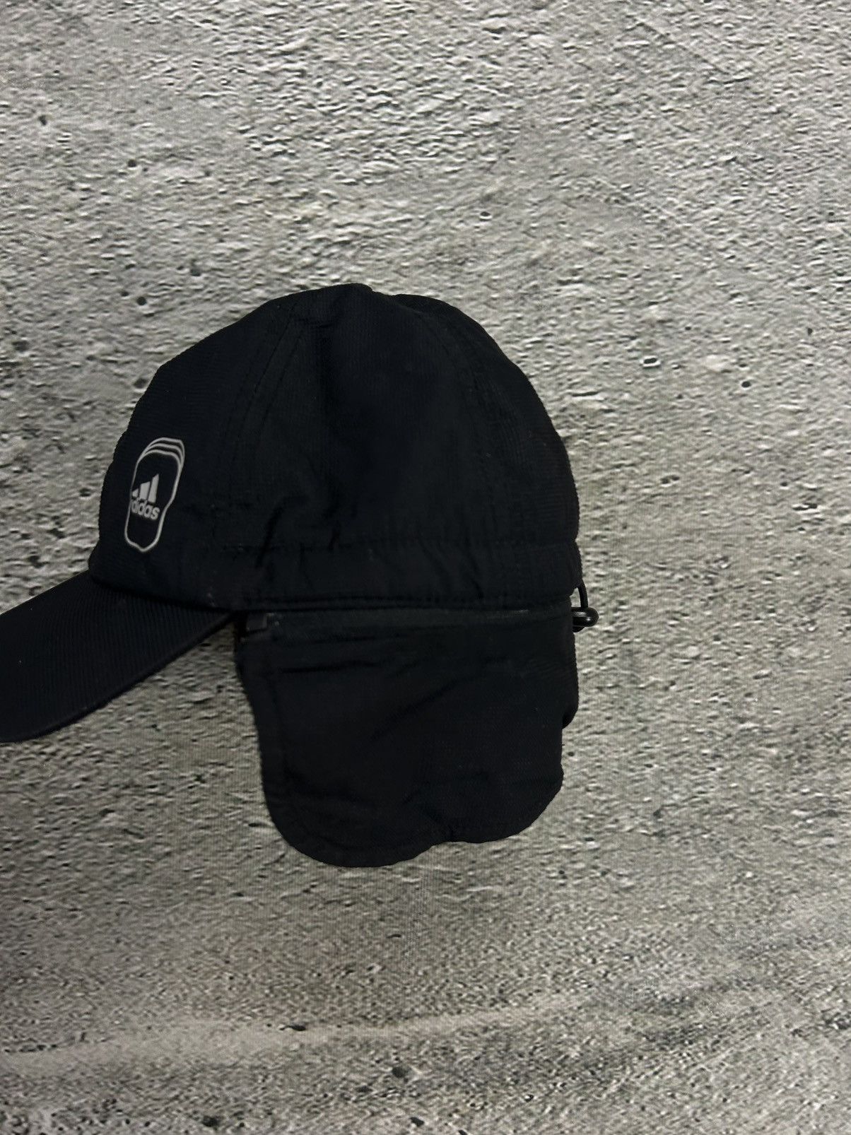 Adidas × Vintage Adidas vintage trooper hat ushanka navy black Y2K cap Size ONE SIZE - 2 Thumbnail