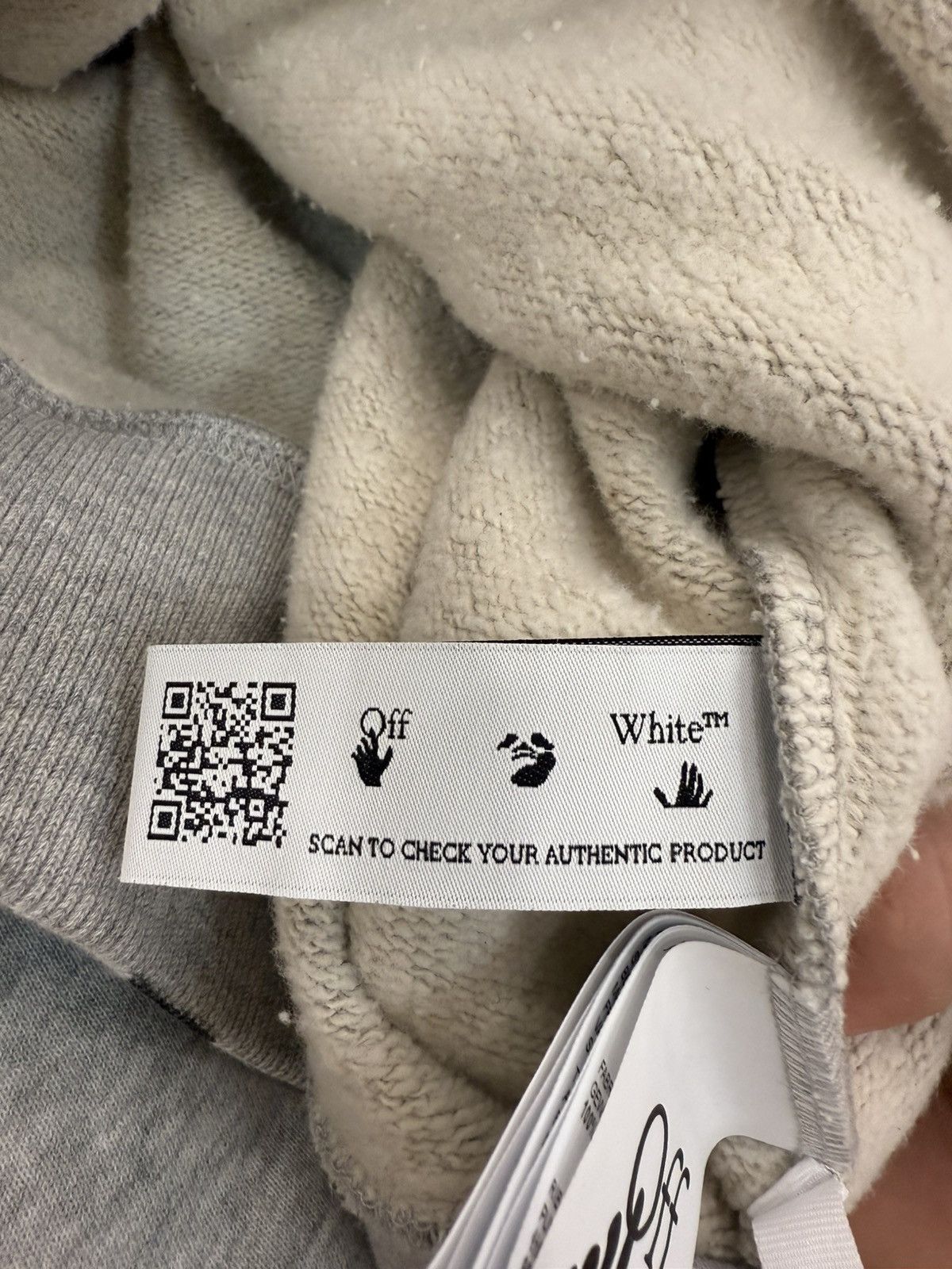 Off-White Off-White Grey Hoodie Size US XL / EU 56 / 4 - 8 Thumbnail