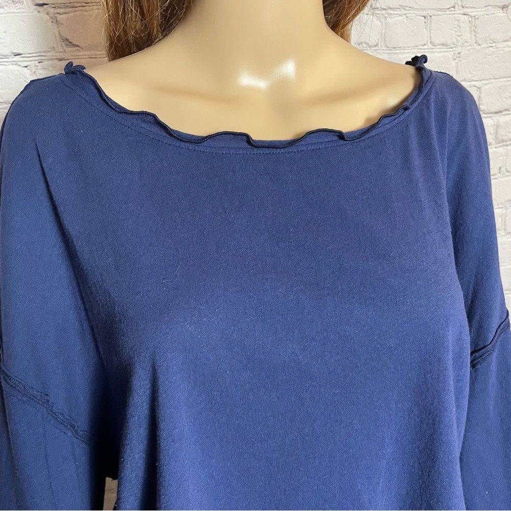 Free People NWT New Free People We the Free Bird Gang Blue Top Size M Size M / US 6-8 / IT 42-44 - 3 Thumbnail