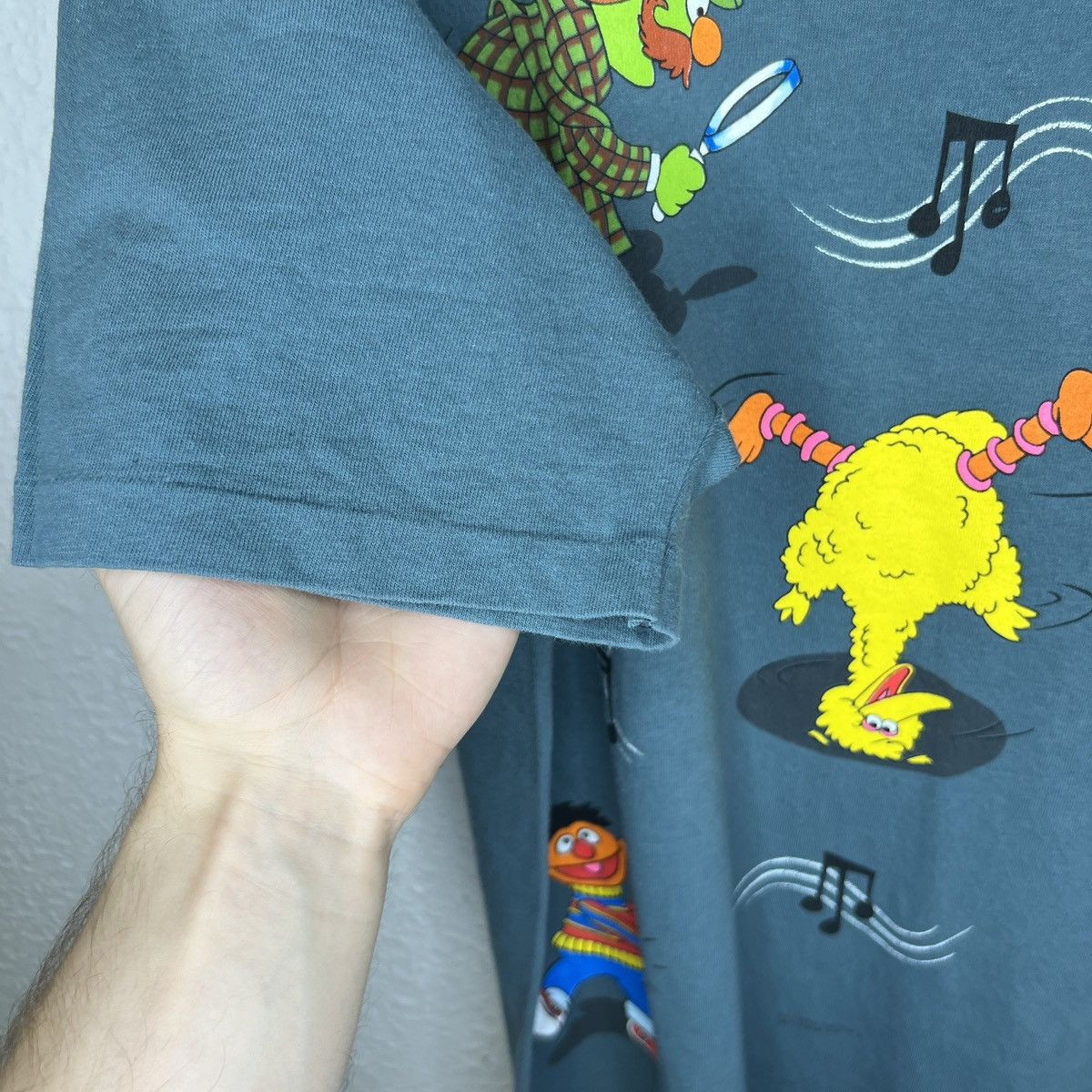 Other Vintage 90s Sesame Street Tee Tshirt Rare Full Print Muppets Size US L / EU 52-54 / 3 - 9 Thumbnail