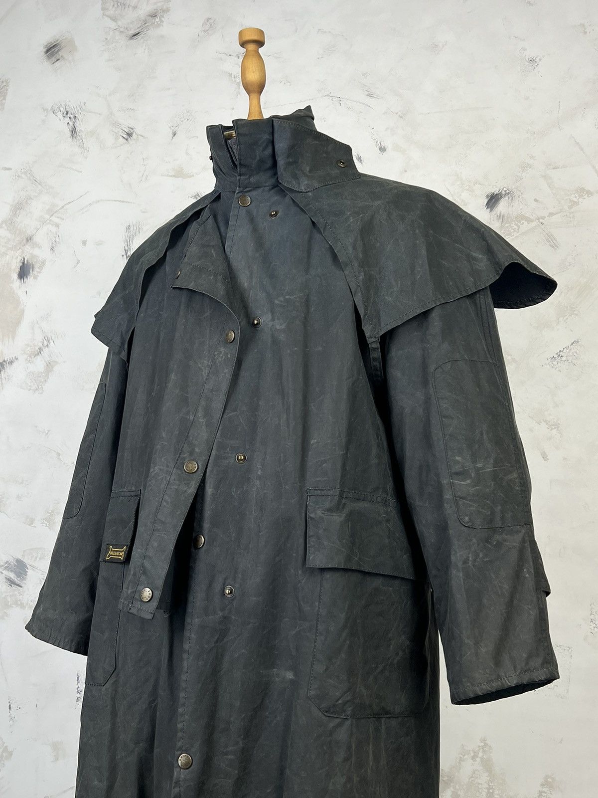 Vintage Driza-Bone Waxed Oilskin Long Coat Bushman Duster Size S Size US S / EU 44-46 / 1 - 5 Thumbnail