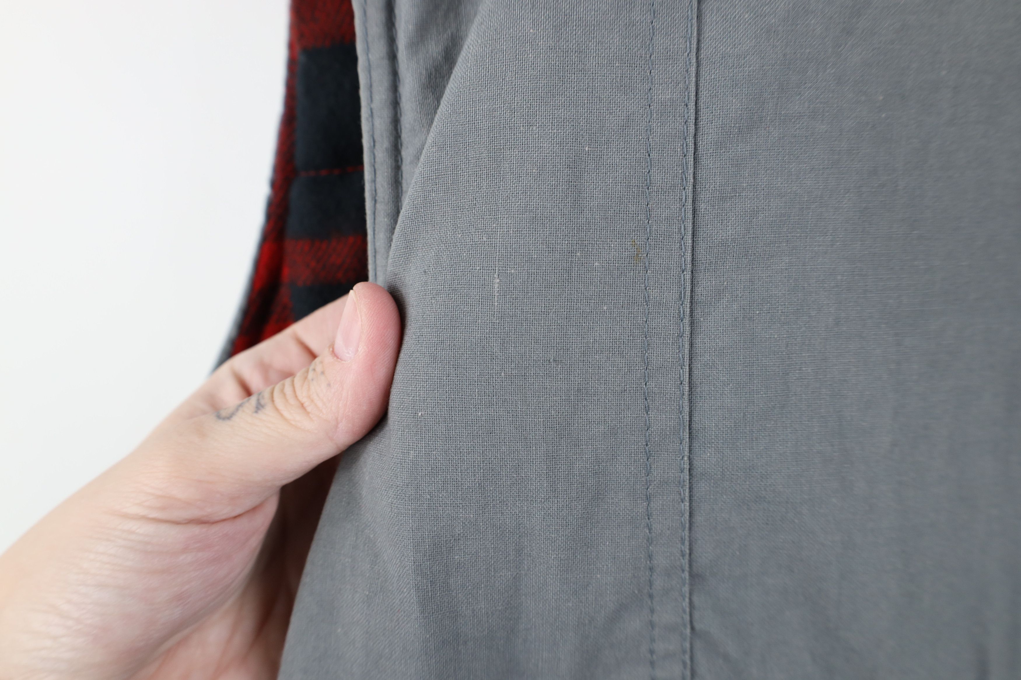 Vintage Vintage 90s Streetwear Stonewash Lined Puffer Vest Jacket Size US XL / EU 56 / 4 - 5 Thumbnail