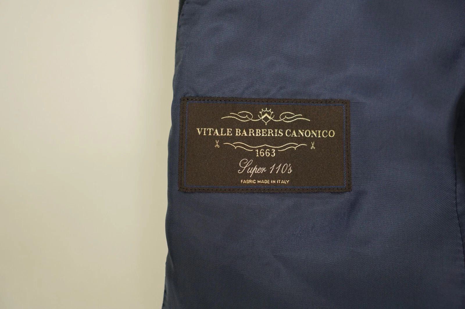 Suitsupply Men Suitsupply Blazer Lazio Pure Wool S110 Navy Blue US38L Size 38L - 5 Thumbnail