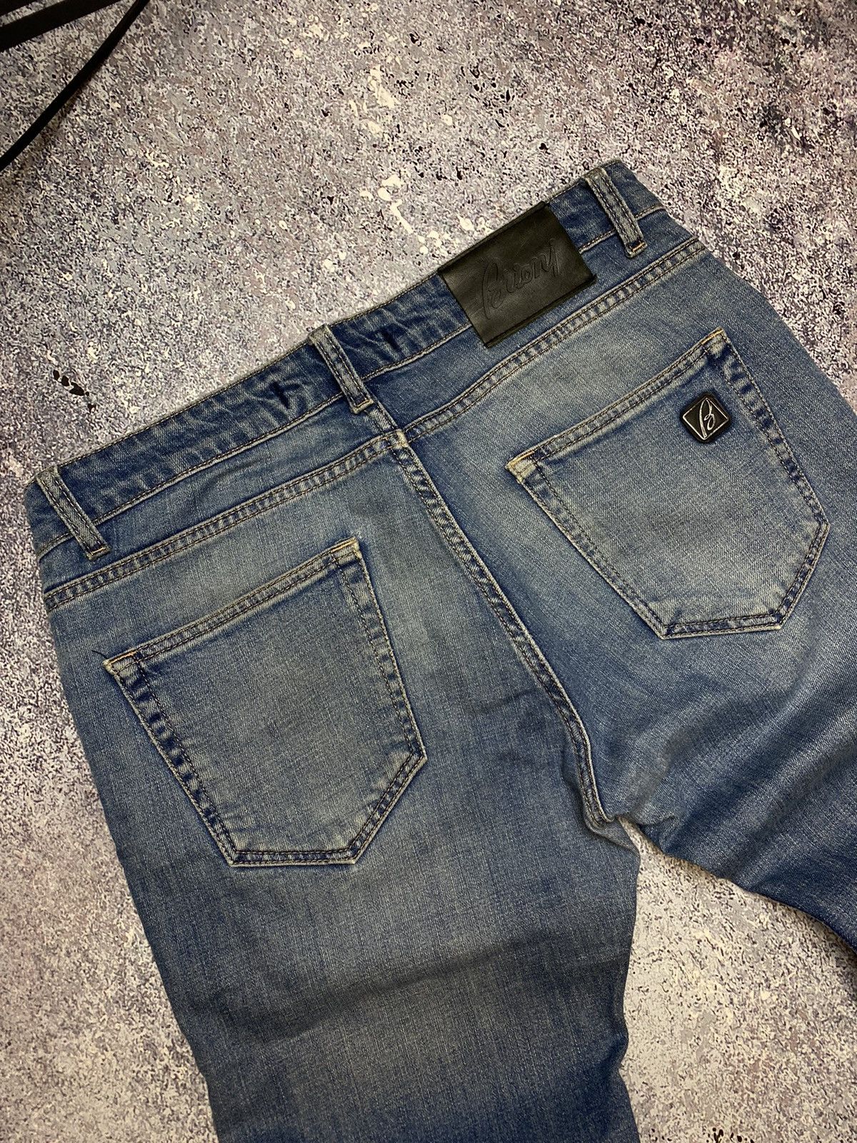 Brioni × Vintage 💥Y2K BRIONI DENIM JEANS Size US 33 - 8 Thumbnail