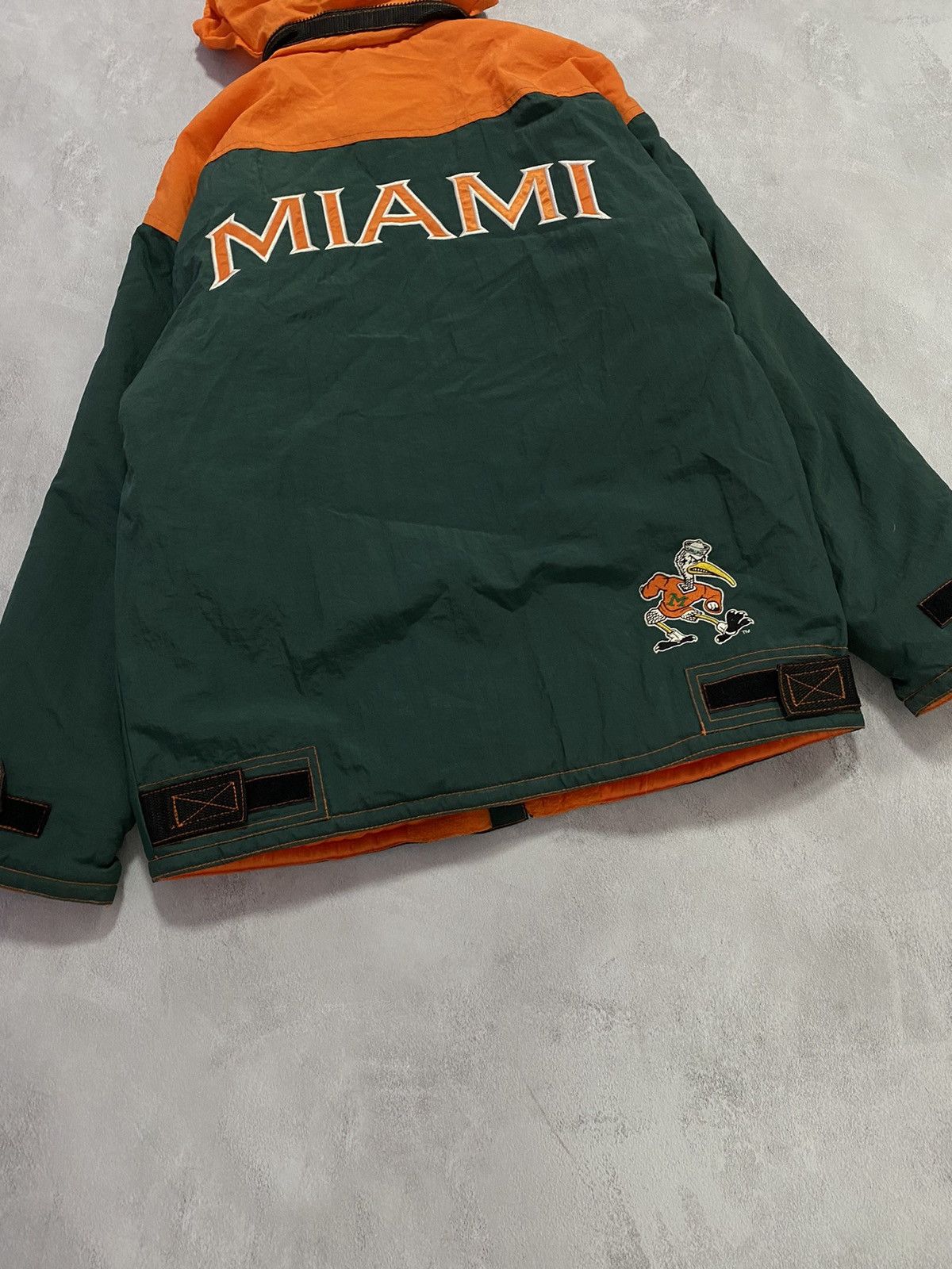 Champion 🏈 Vintage 90s Jacket Champion MIAMI Back Logo Big Dolphins Size US M / EU 48-50 / 2 - 9 Thumbnail
