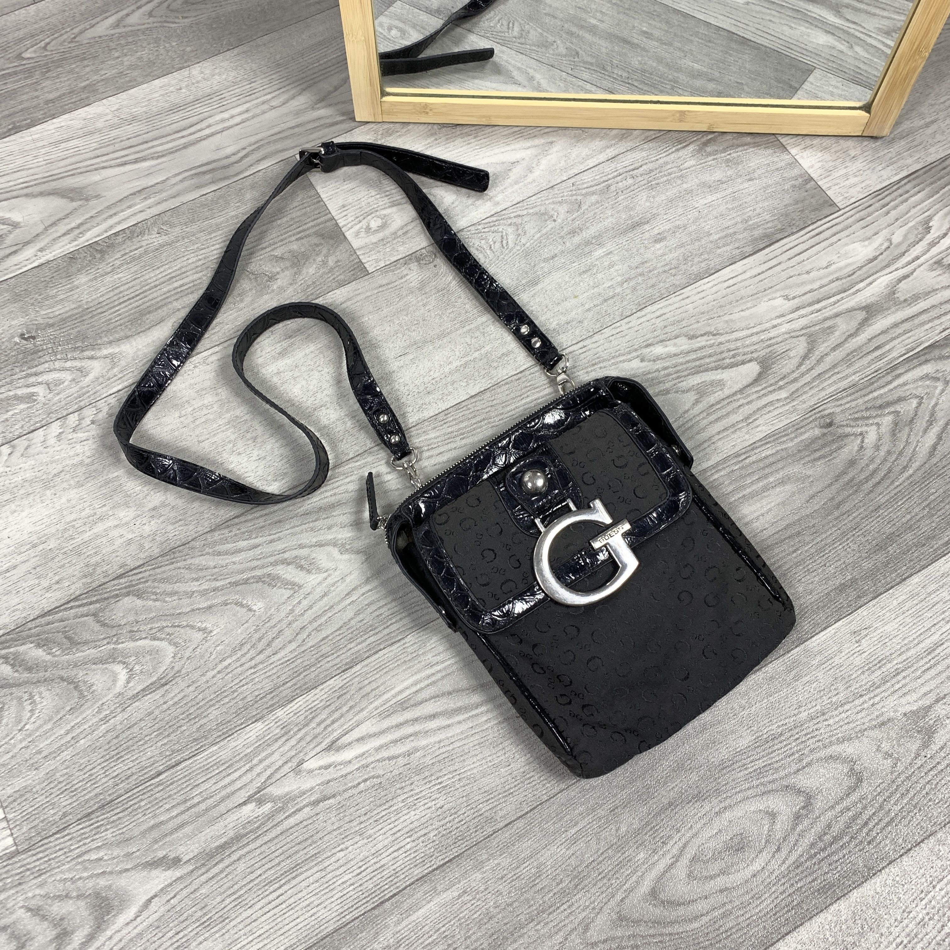 Guess Vintage Guess Y2K Black Crossbody Shoulder Metal G Bag Size ONE SIZE - 5 Thumbnail