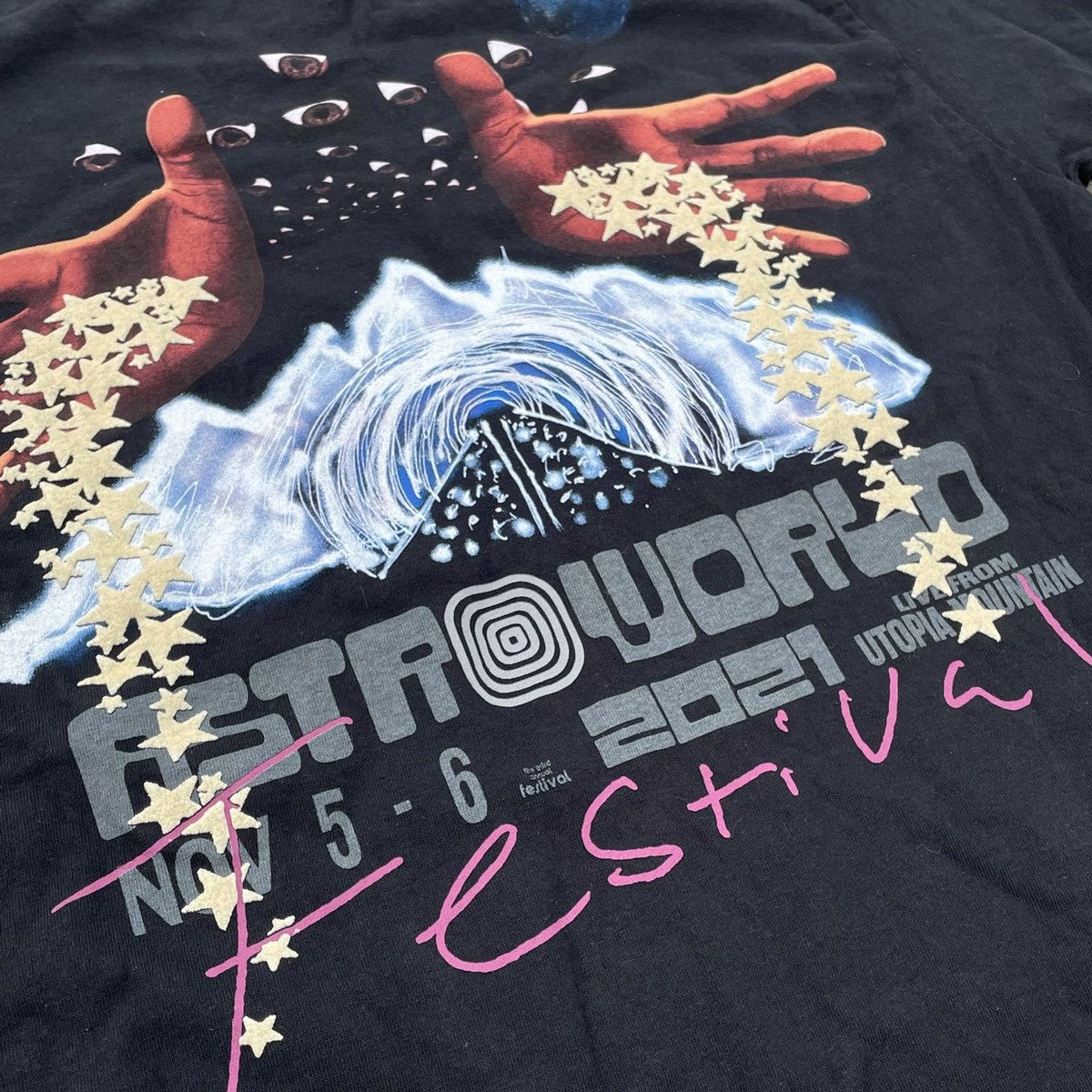Travis Scott Rare Astrofest 2021 Travis Scott Goat shirt Utopia Mountain Size US M / EU 48-50 / 2 - 9 Thumbnail