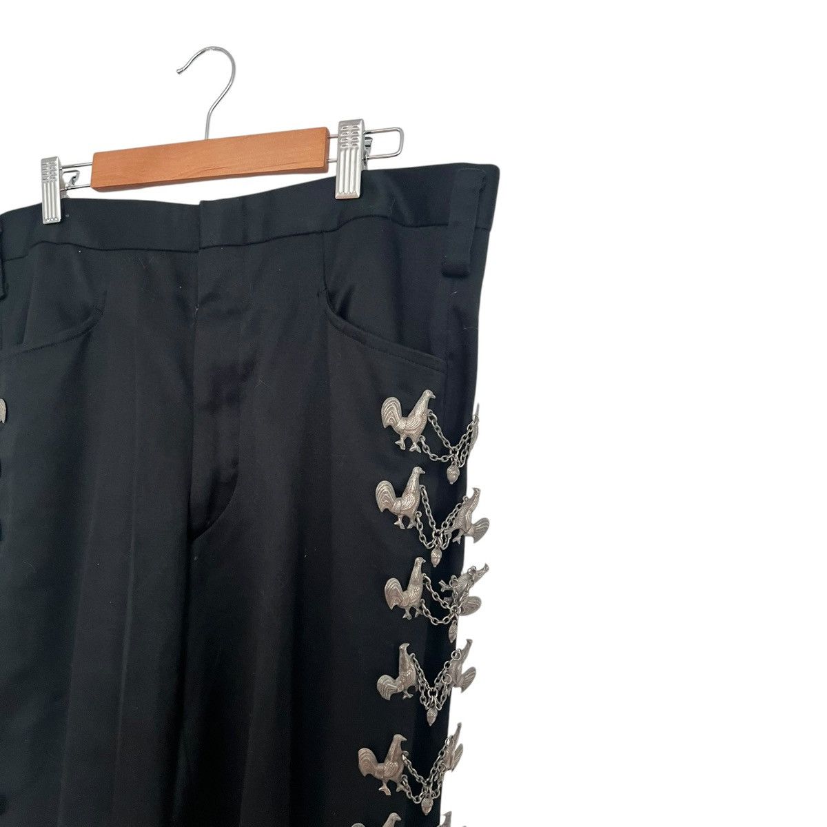 Vintage Rooster hardware pants Size 28" / US 6 / IT 42 - 2 Thumbnail