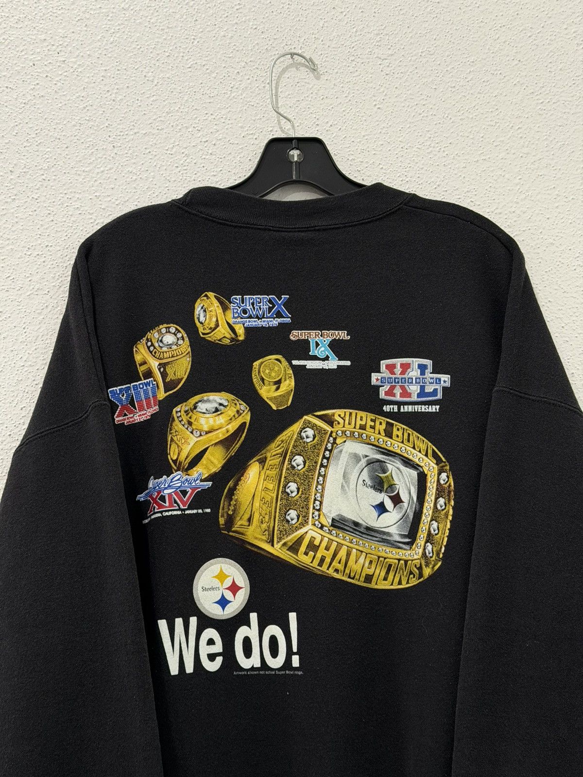 NFL Vintage 90s Pittsburgh Steelers “Got Rings? We Do!” NFL XL Size US XL / EU 56 / 4 - 3 Thumbnail