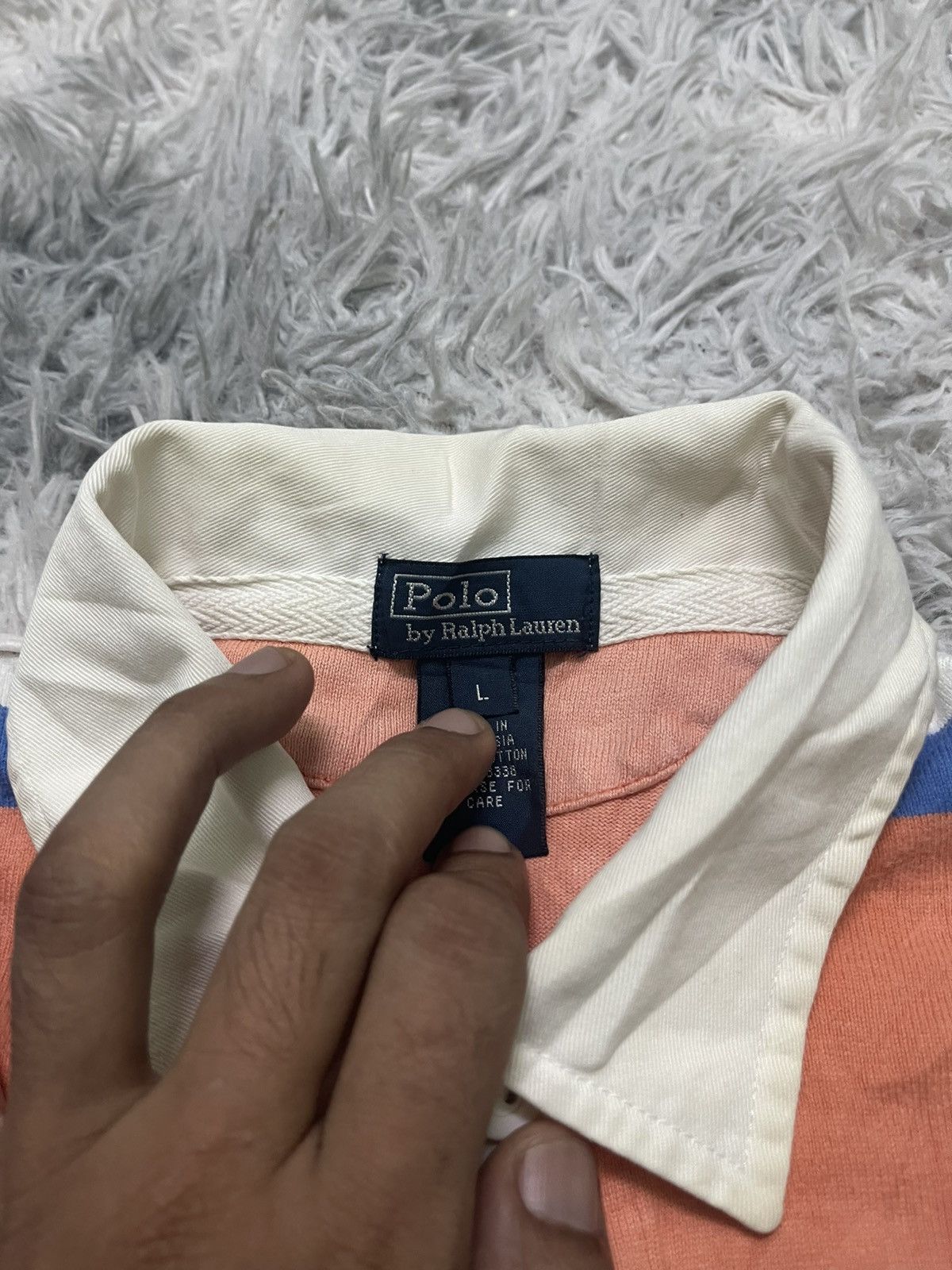 Polo Ralph Lauren 2000s POLO BY RALPH LAUREN STRIPES POLO SHIRT Size US S / EU 44-46 / 1 - 8 Thumbnail