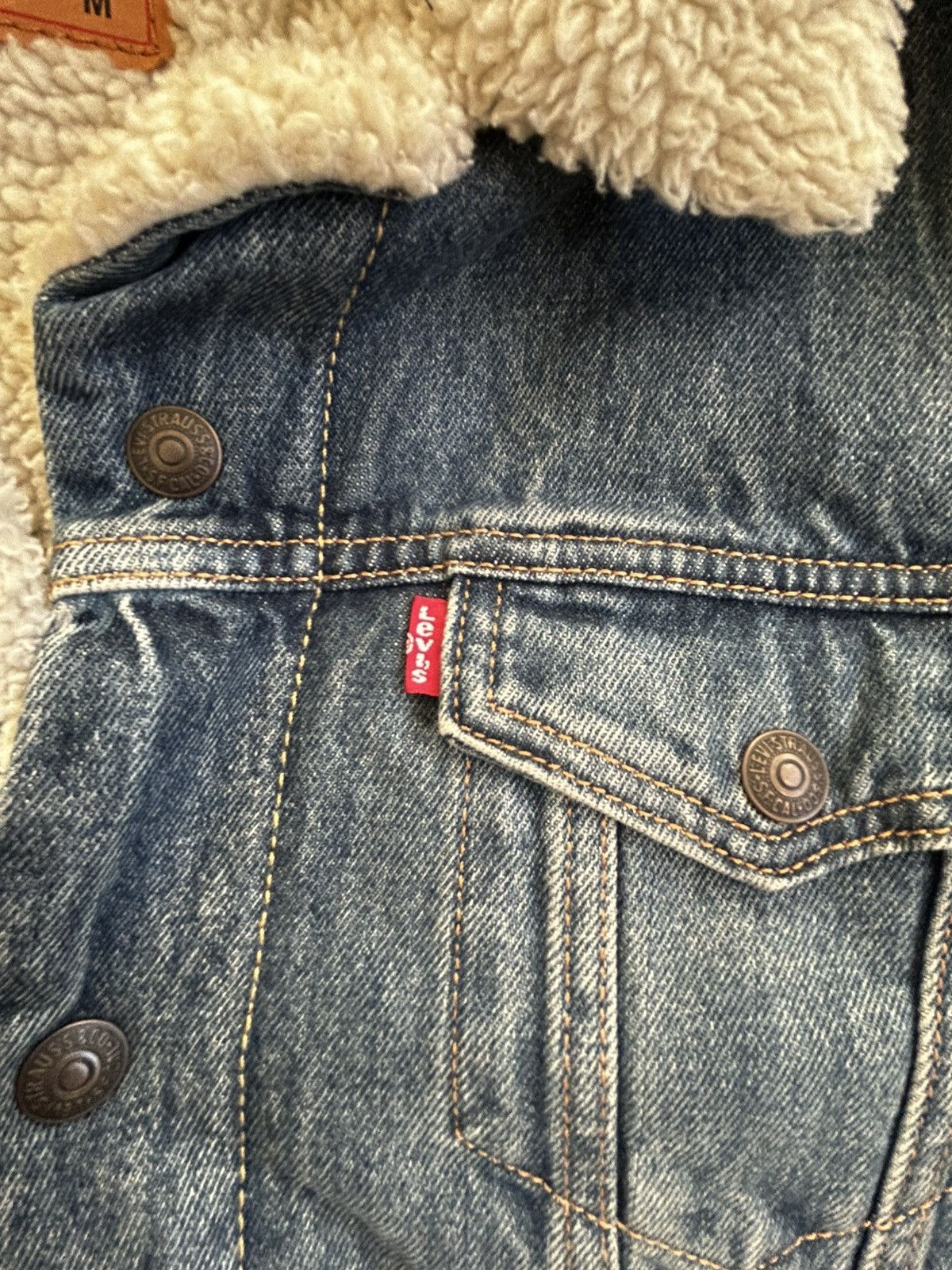 Levi's Levi's Type III Sherpa Trucker Jacket Medium Size US M / EU 48-50 / 2 - 6 Thumbnail