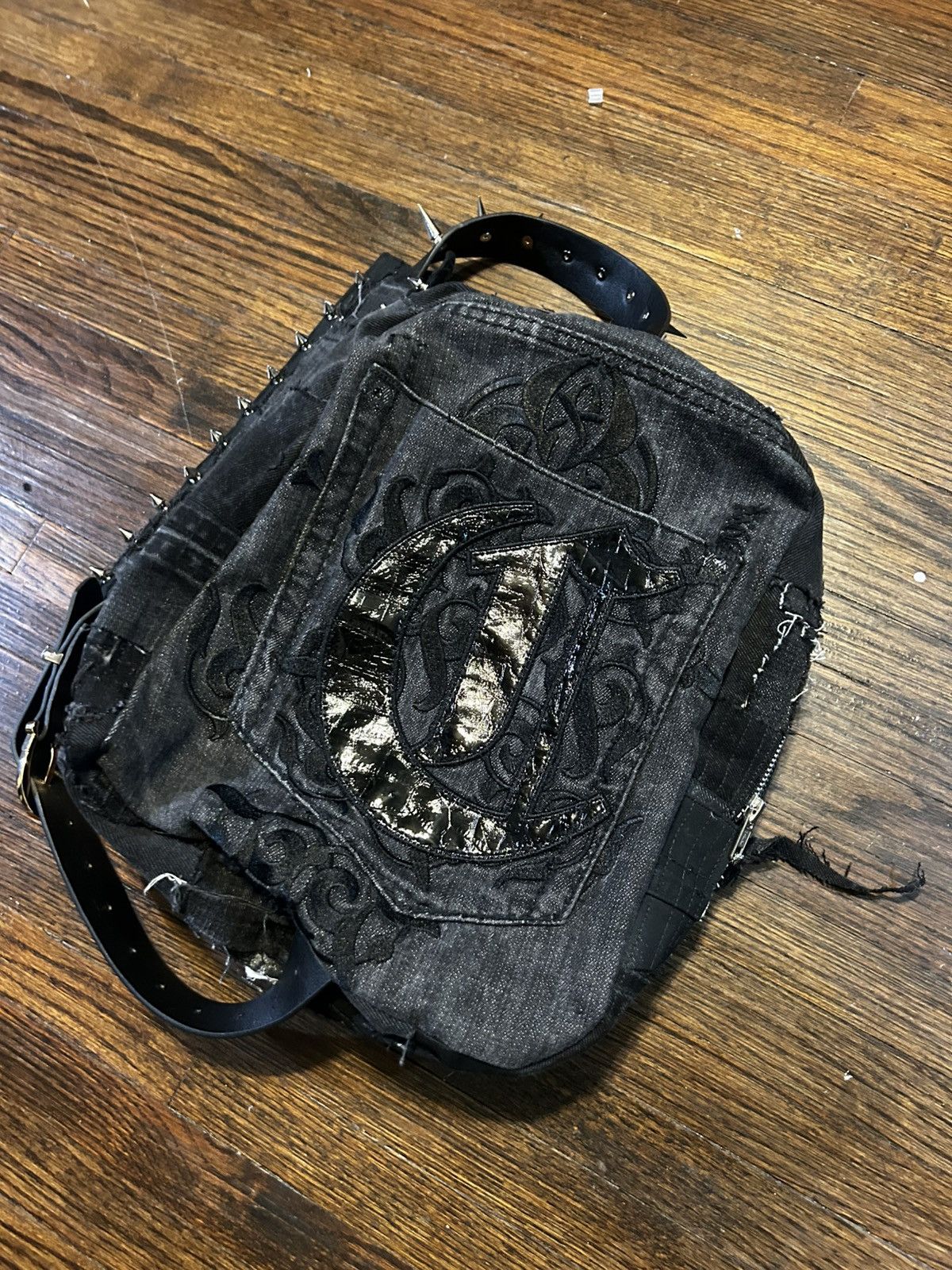 Japanese Brand single strap spiked mini backpack Size ONE SIZE - 7 Thumbnail