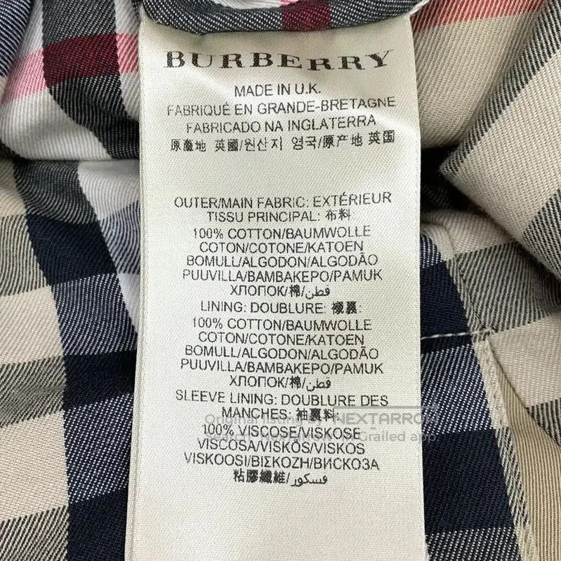 Burberry Burberry Women's Brown Cotton Trench Coat. Size XS / US 0-2 / IT 36-38 - 7 Thumbnail