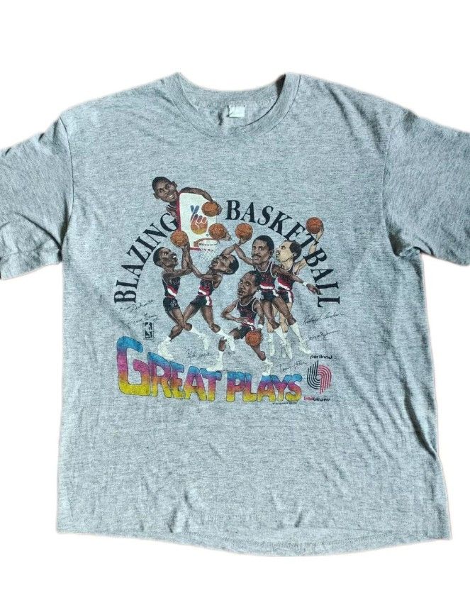 Salem Sportswear × Vintage Vintage Portland Traiblazers caricature 90s T-shirt Size US XL / EU 56 / 4 - 3 Thumbnail